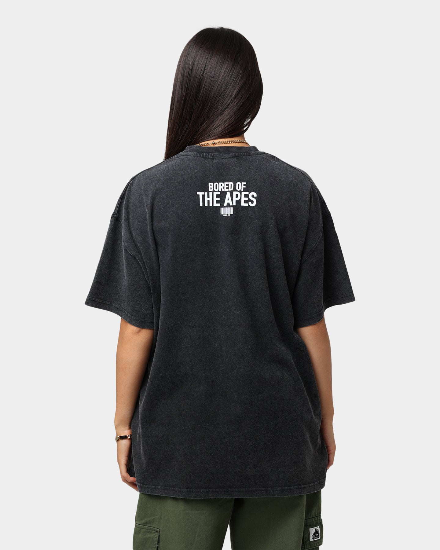 Culture Kings x Champ Medici "Bored Of The Apes" Mutant Ape #23446 V1 Vintage T-Shirt Vintage Black Style001