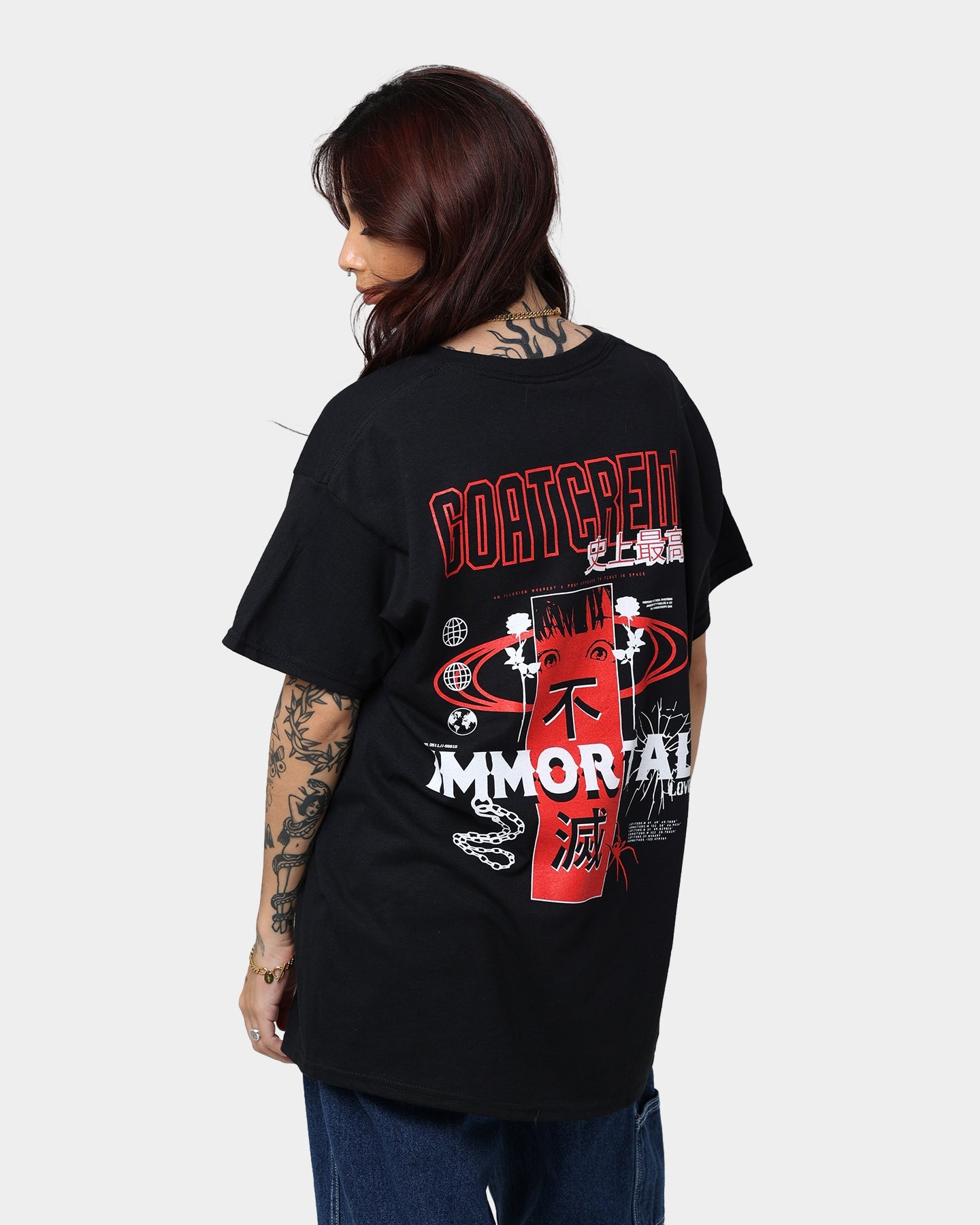 Goat Crew Immortal T-Shirt Black Style001