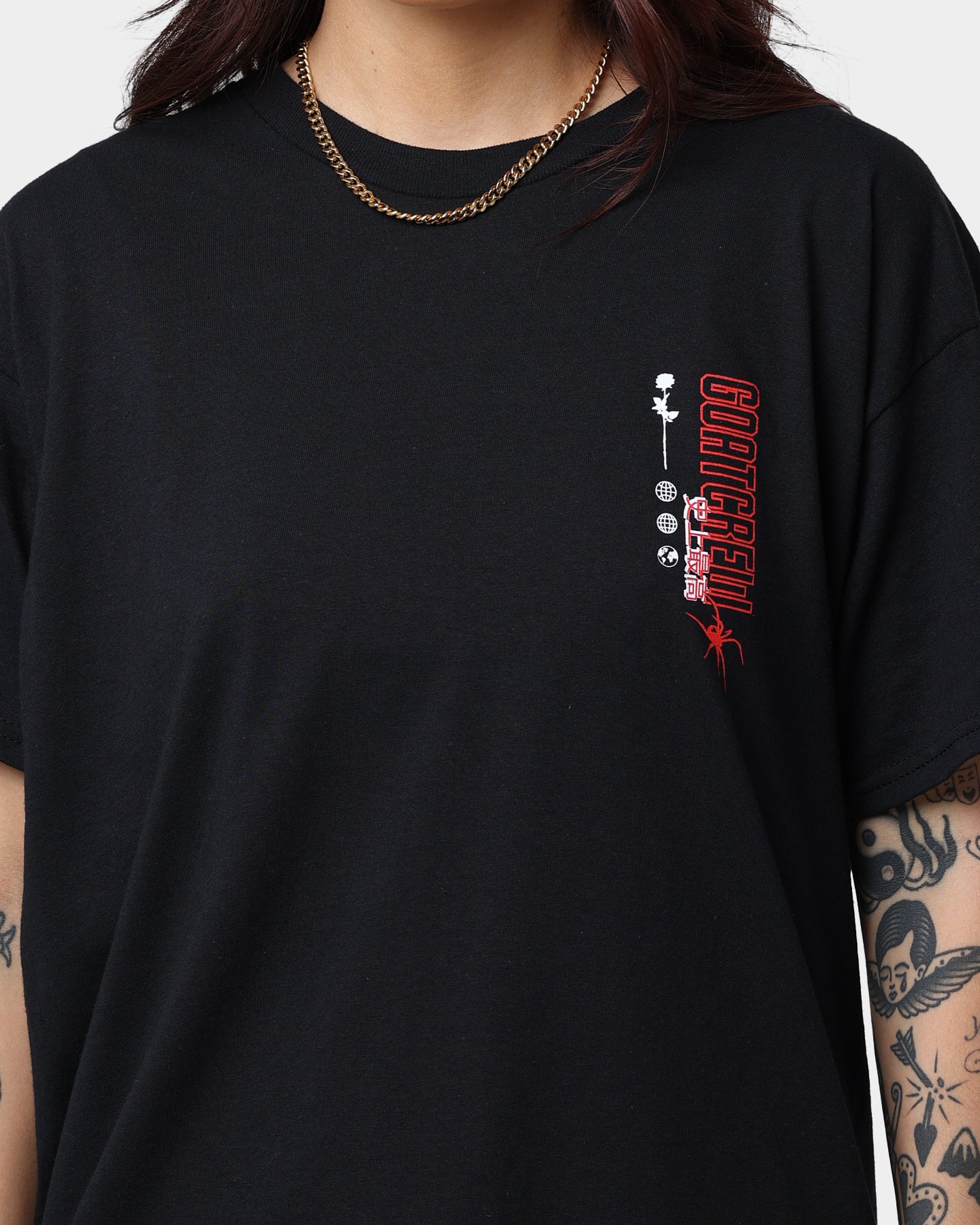 Goat Crew Immortal T-Shirt Black Style001