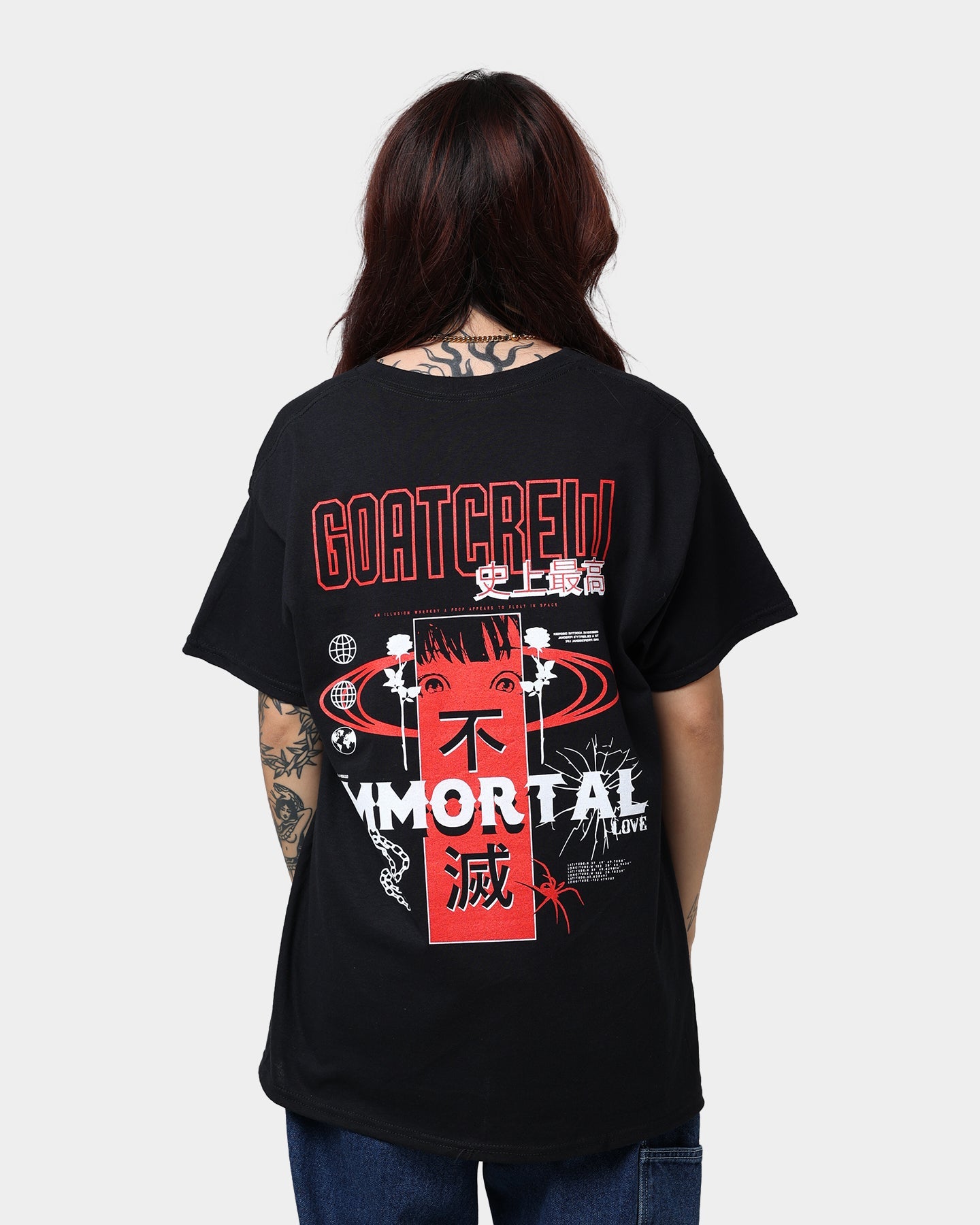 Goat Crew Immortal T-Shirt Black Style001