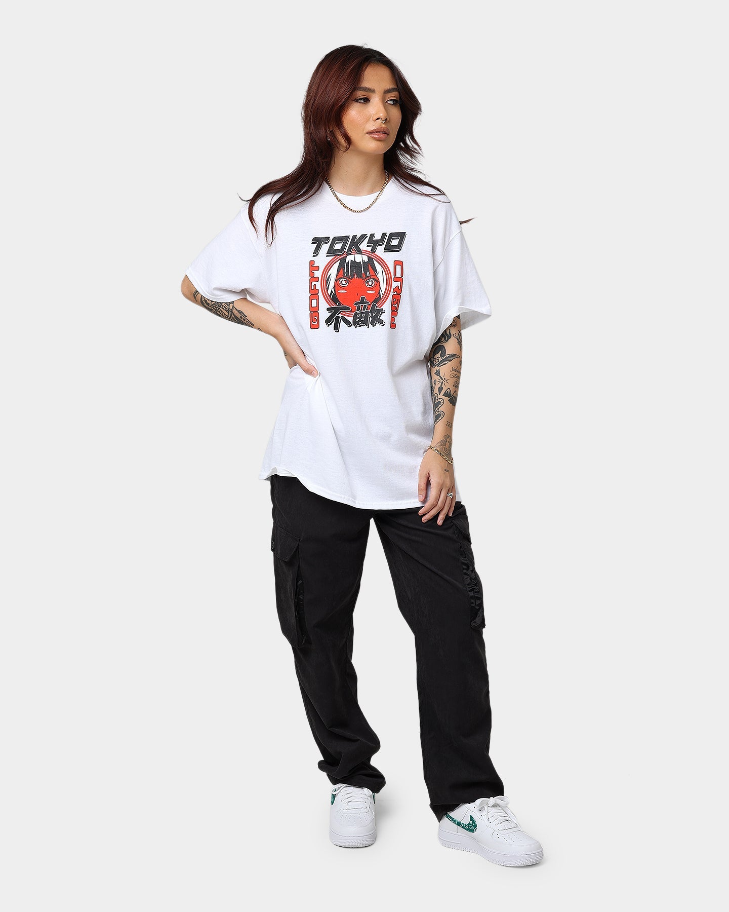 Goat Crew Never Say Never T-Shirt White Style001