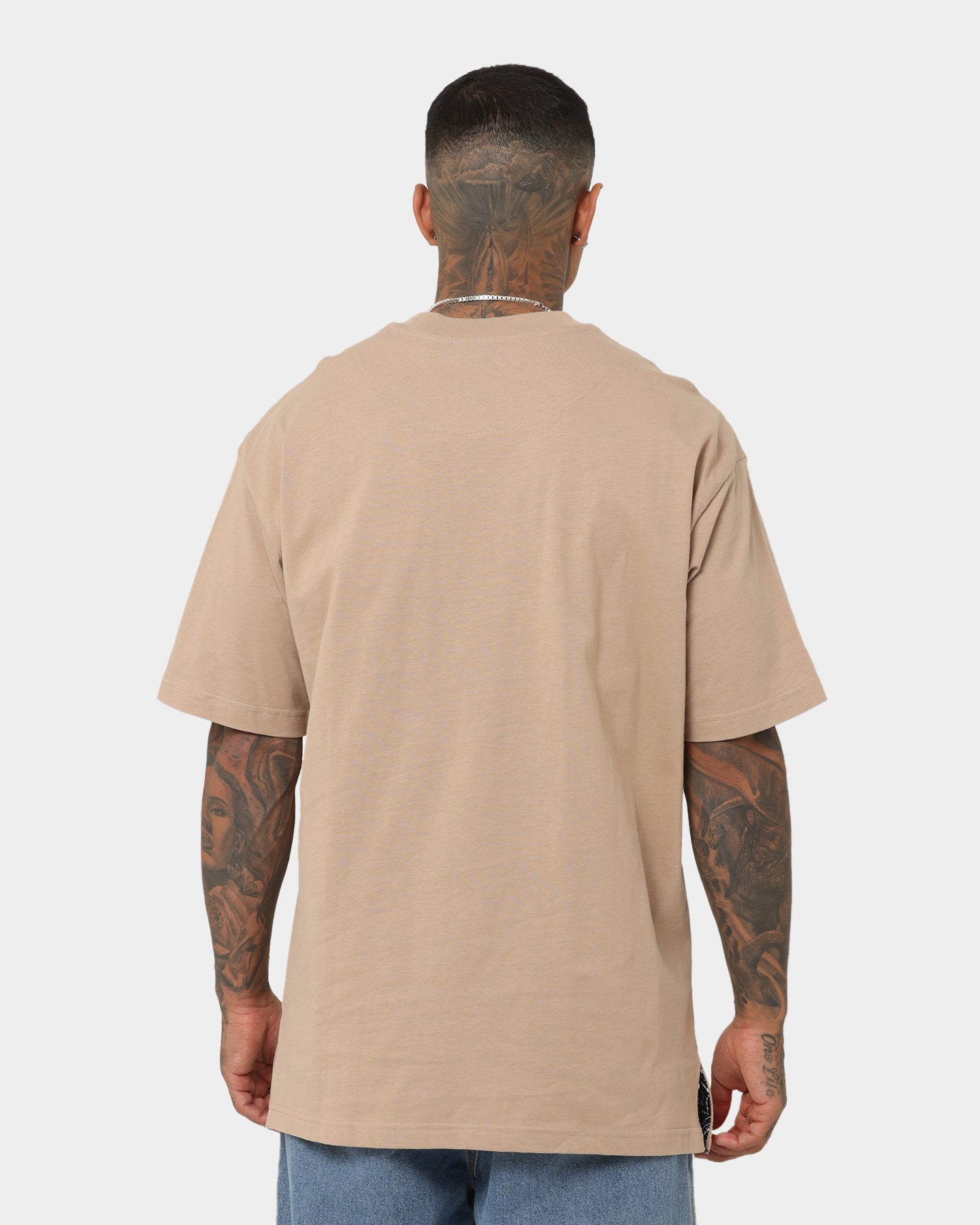New Era Los Angeles Dodgers Mini Paisley T-Shirt Beige Over