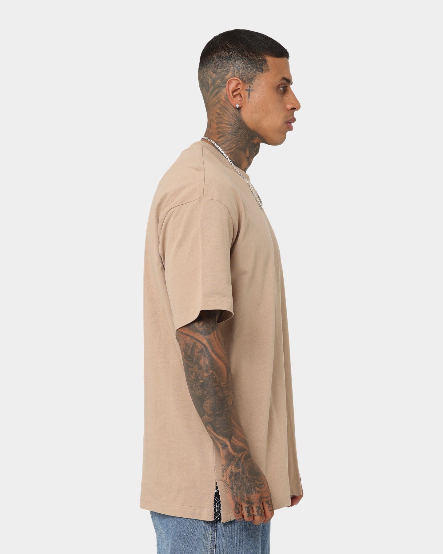 New Era Los Angeles Dodgers Mini Paisley T-Shirt Beige Over