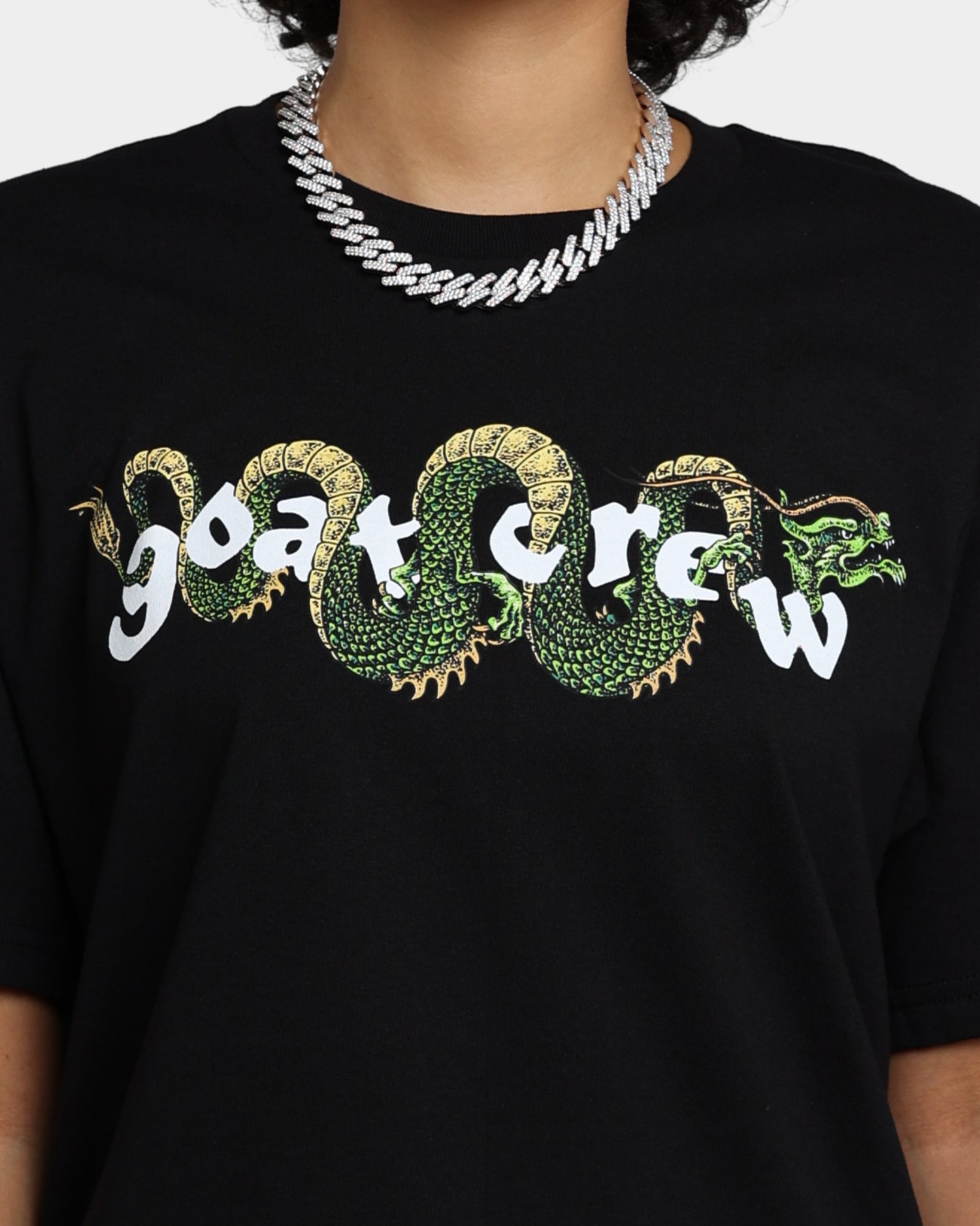 Goat Crew Sleeping Dragons T-Shirt Black Style001
