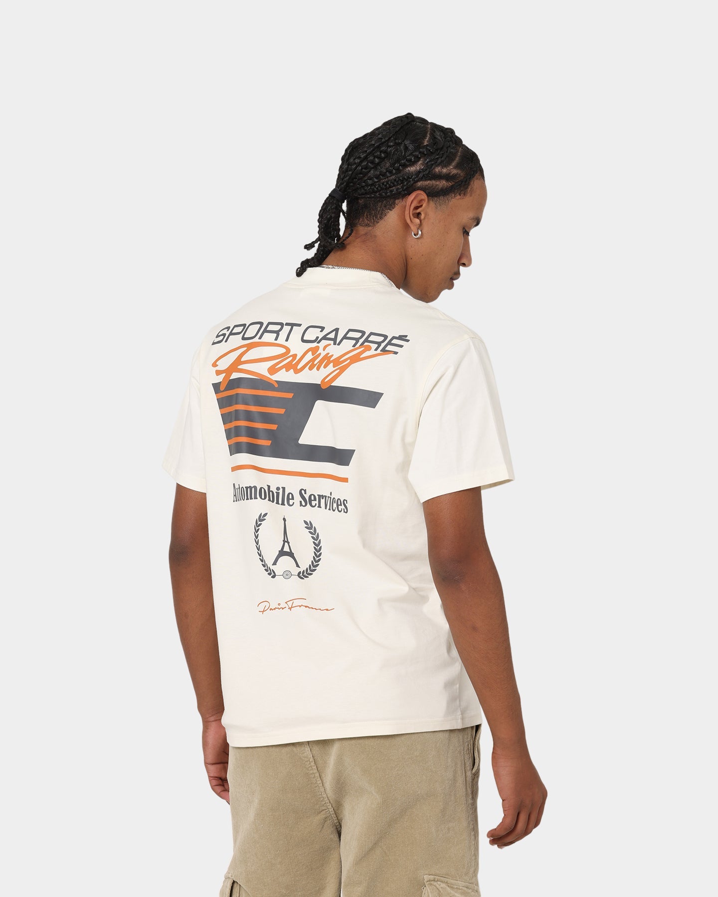 Carr√© Automobile T-Shirt Off White