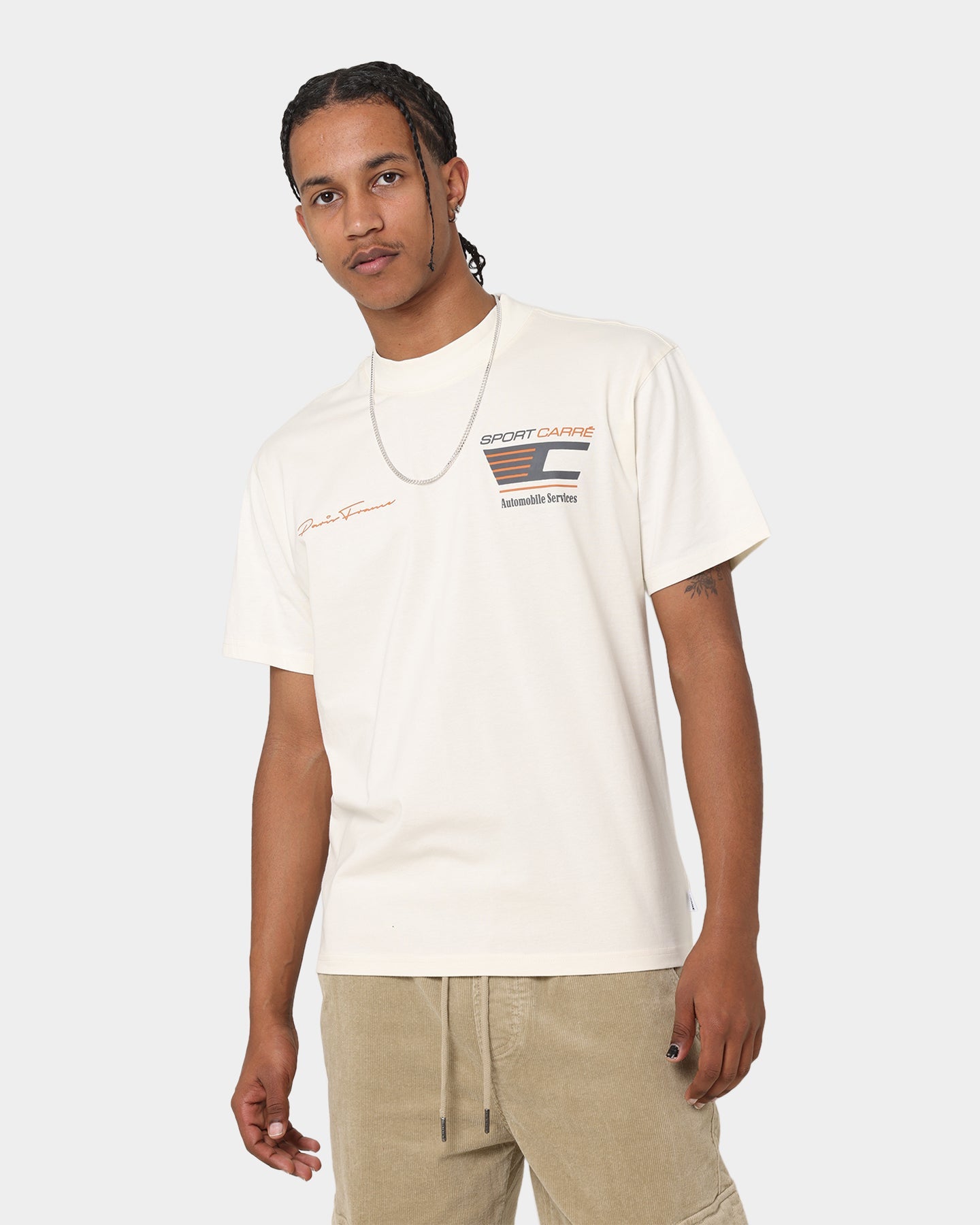 Carr√© Automobile T-Shirt Off White