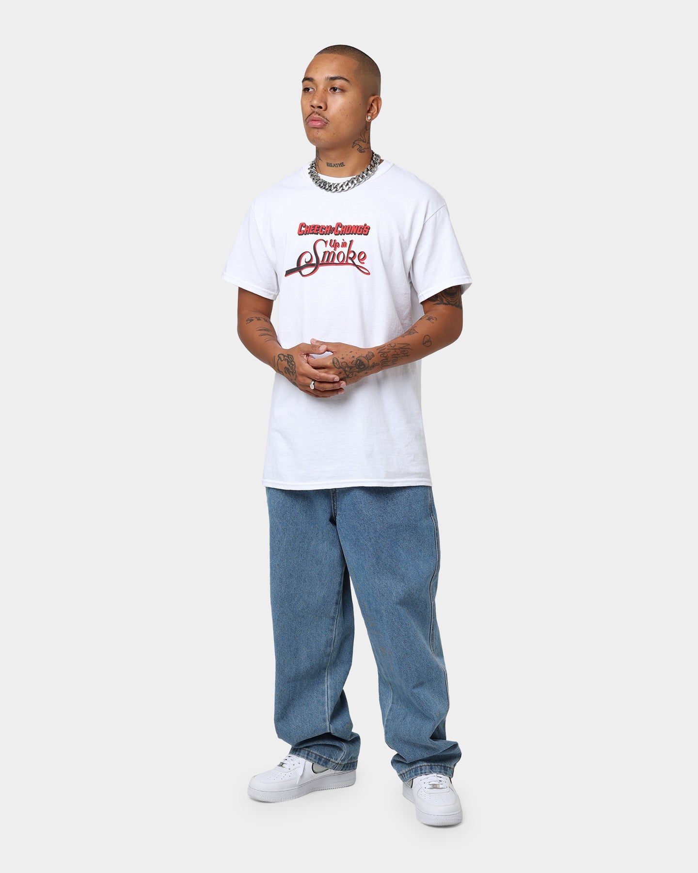 American Thrift X 420 Up In Smoke T-Shirt White