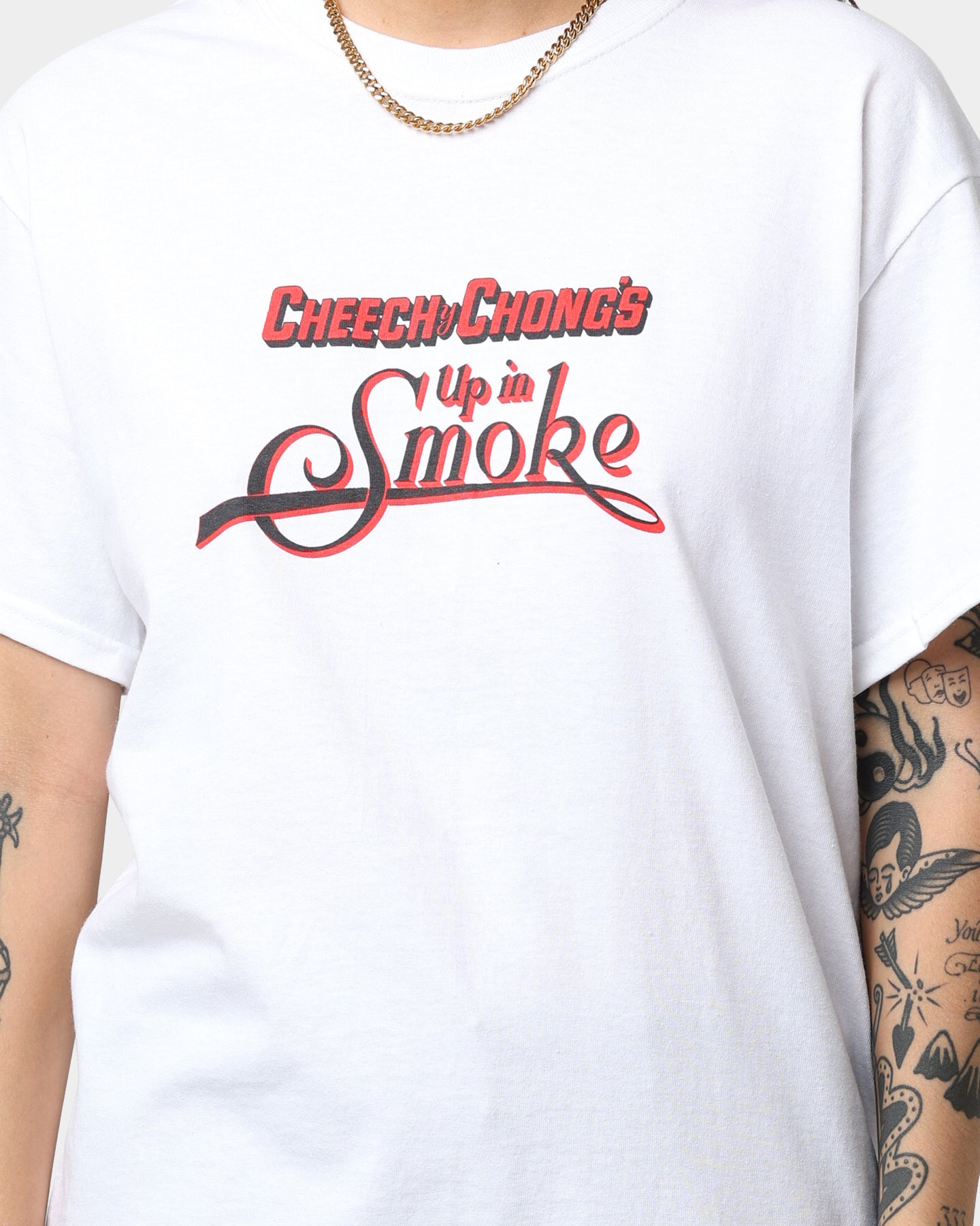 American Thrift X 420 Up In Smoke T-Shirt White Style001