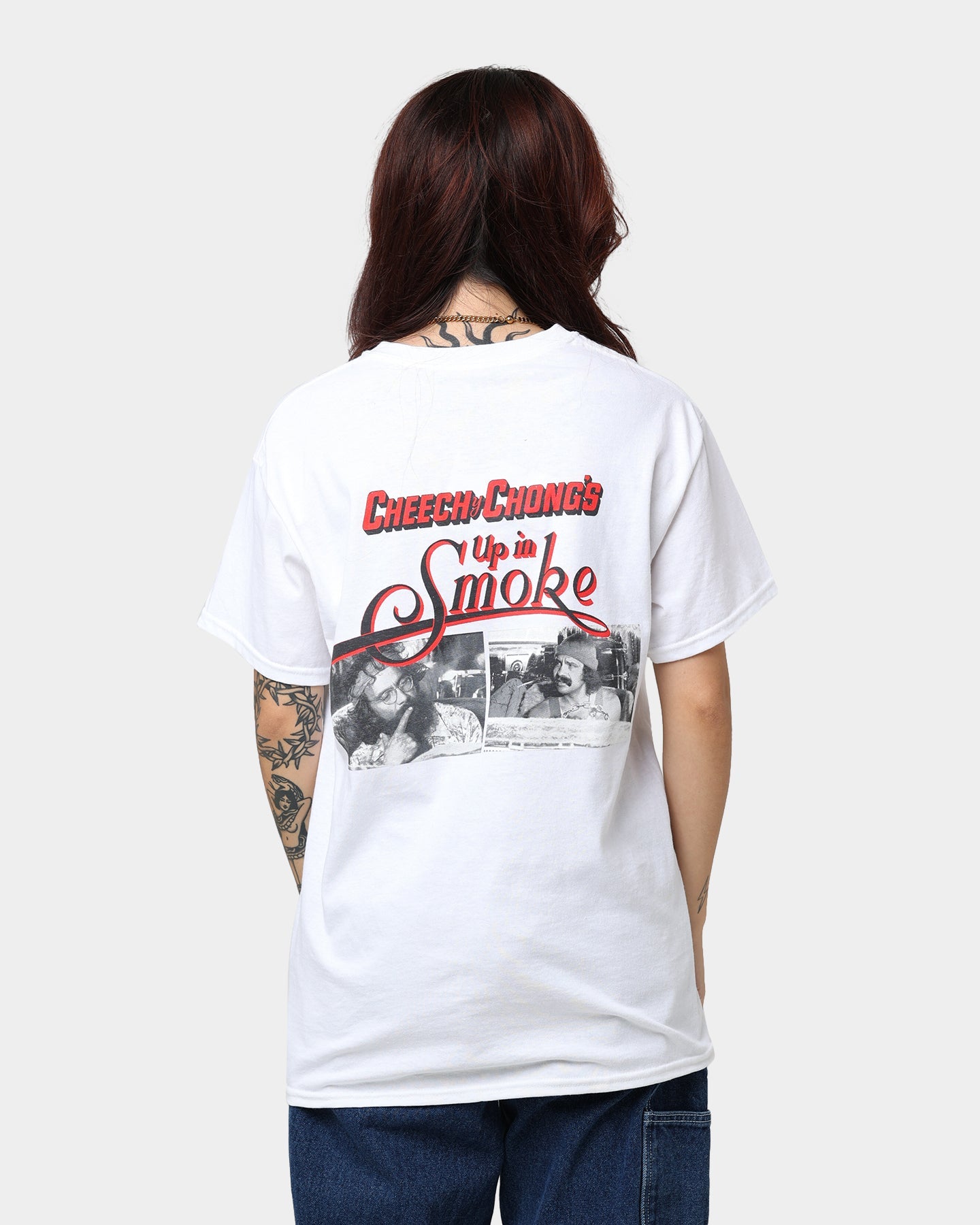 American Thrift X 420 Up In Smoke T-Shirt White Style001