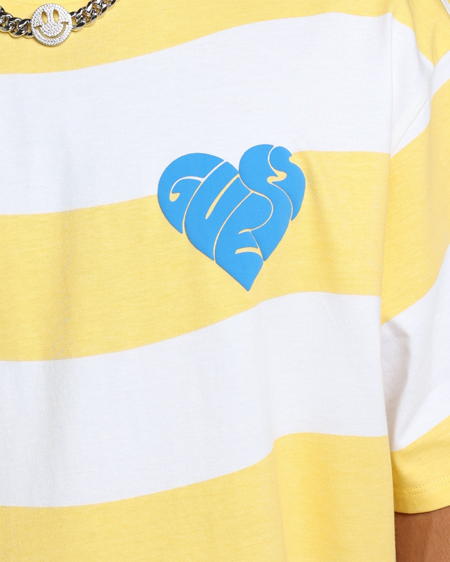 Guess Originals GUESS Originals X J Balvin Wavy T-Shirt Yellow Sunspots