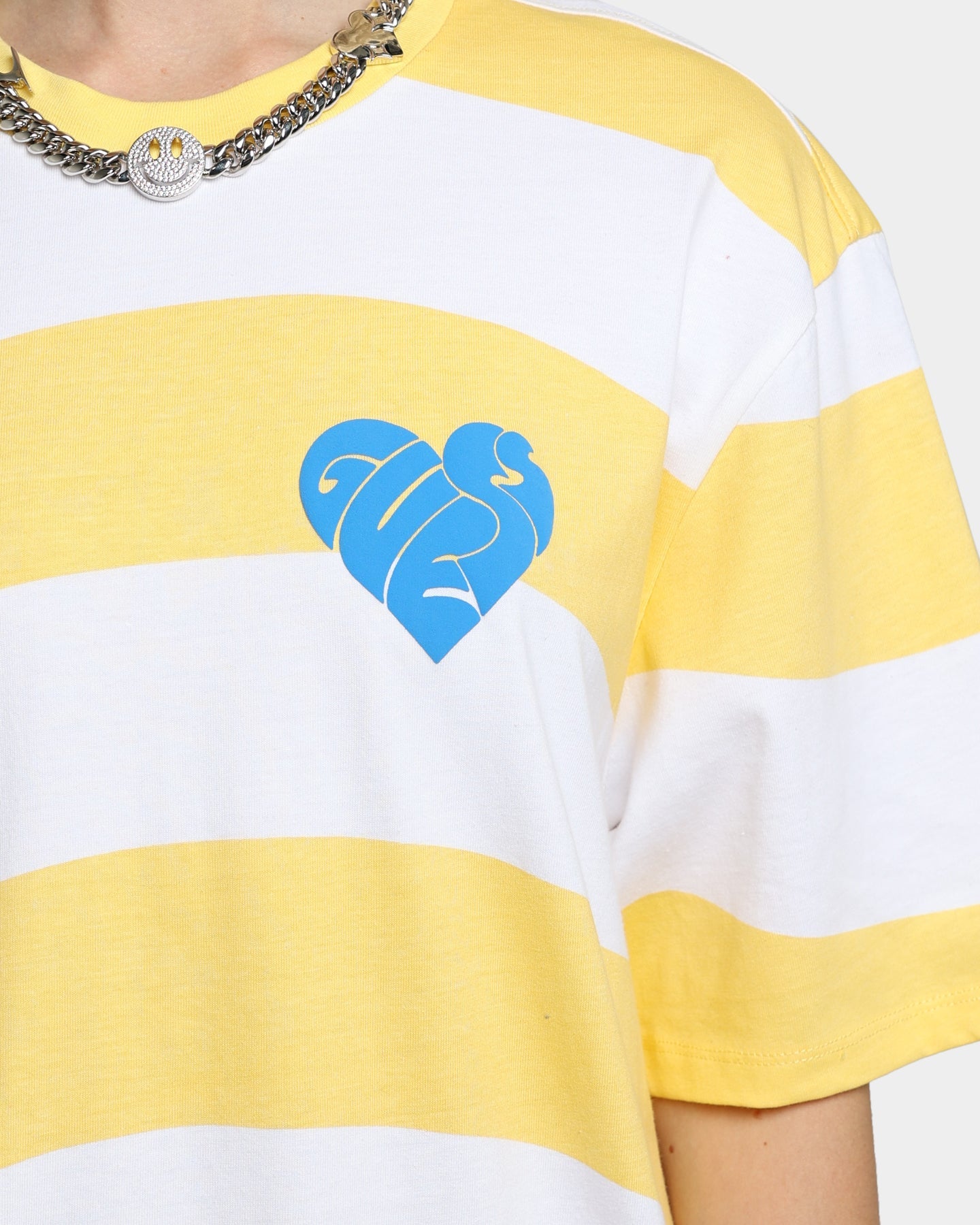 Guess Originals GUESS Originals X J Balvin Wavy T-Shirt Yellow Sunspots Style001