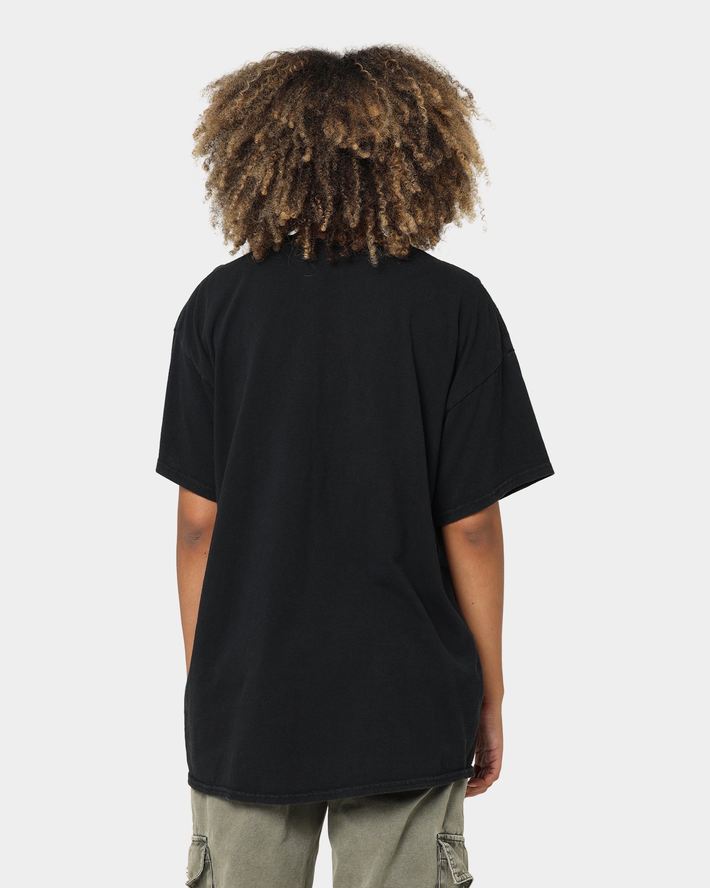 Goat Crew X Stranger Things Beginning Vintage T-Shirt Washed Black Style001