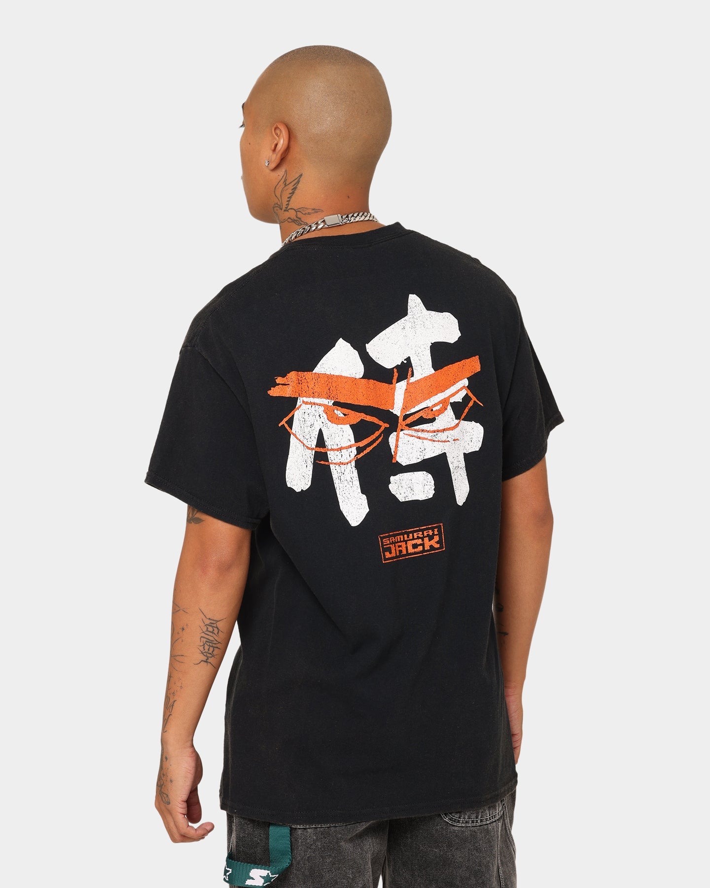 American Thrift X Samurai Jack Jack Vintage T-Shirt Black