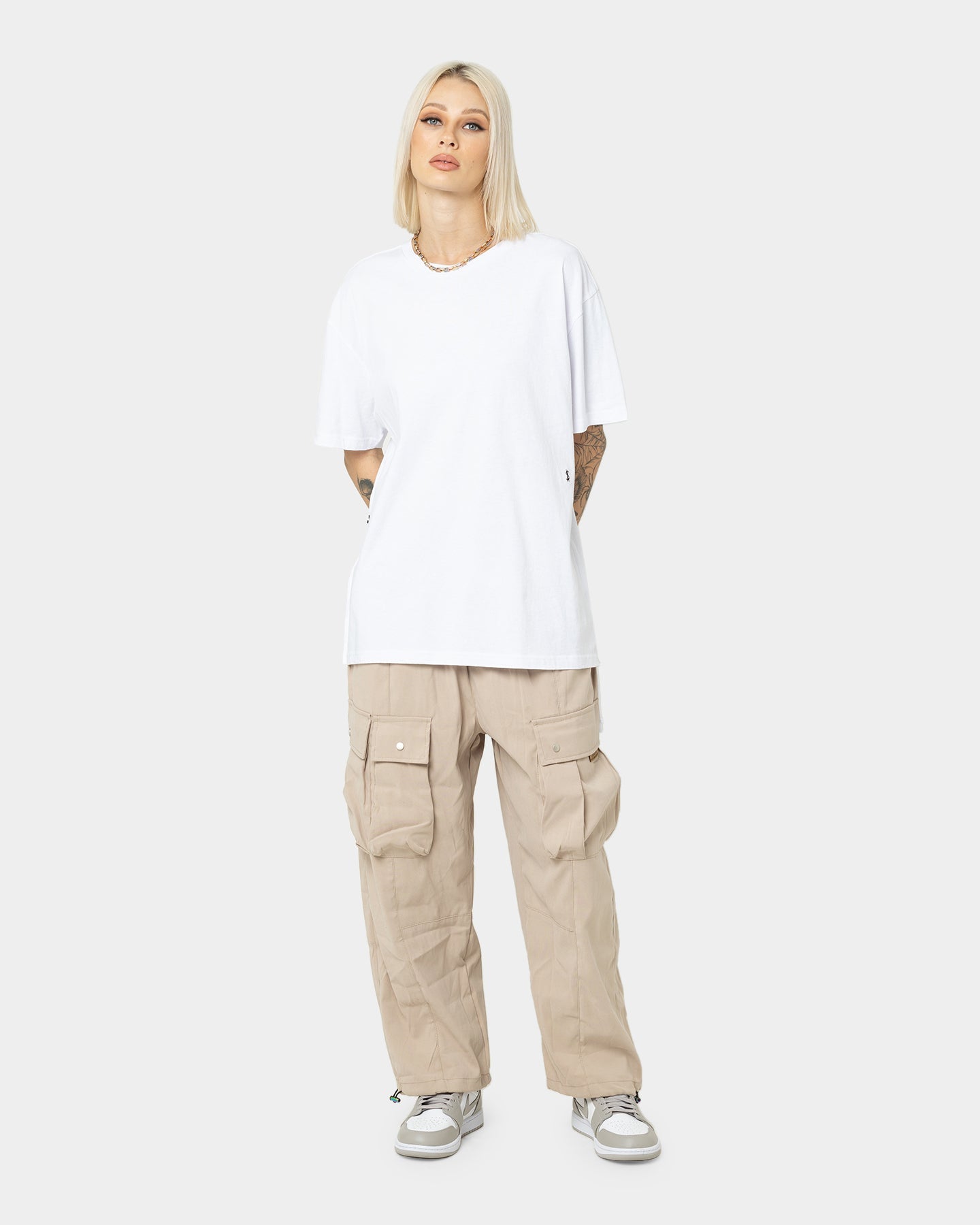 KSUBI 4X4 Biggie T-Shirt White Style001