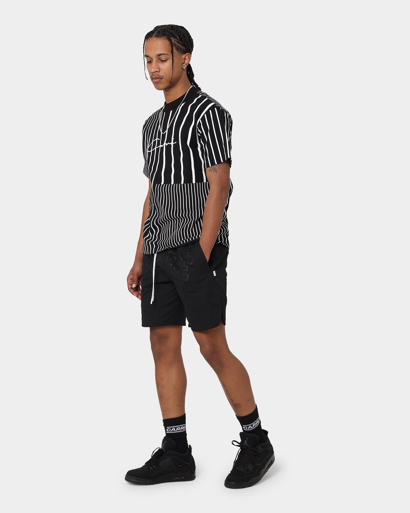 Carr√© Triple Stripe T-Shirt Black/White