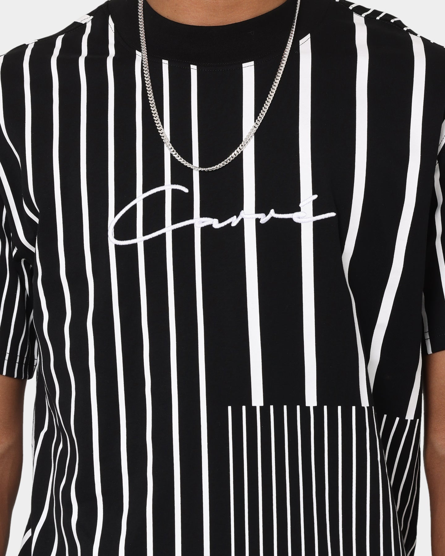 Carr√© Triple Stripe T-Shirt Black/White