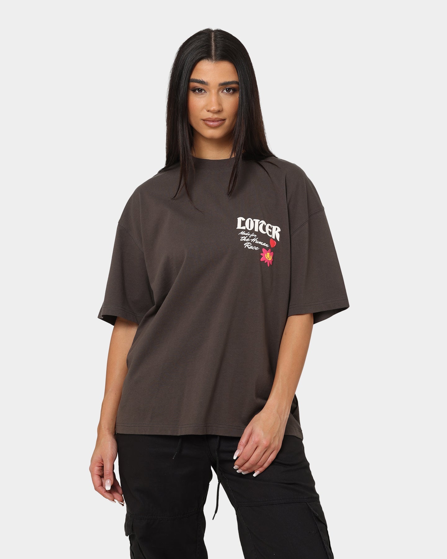 Loiter Euphoria T-Shirt Charcoal Style001