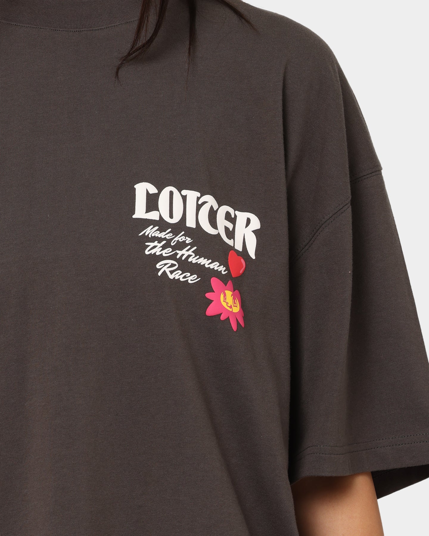 Loiter Euphoria T-Shirt Charcoal Style001