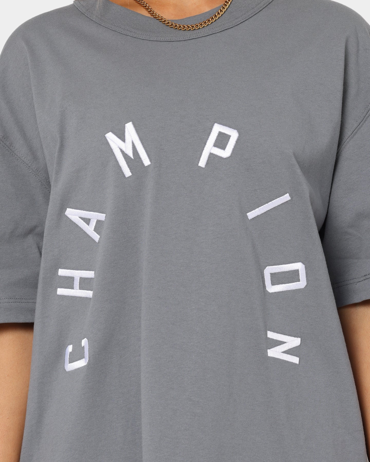 Champion Heritage Arch Logo T-Shirt Calico Grey Style001