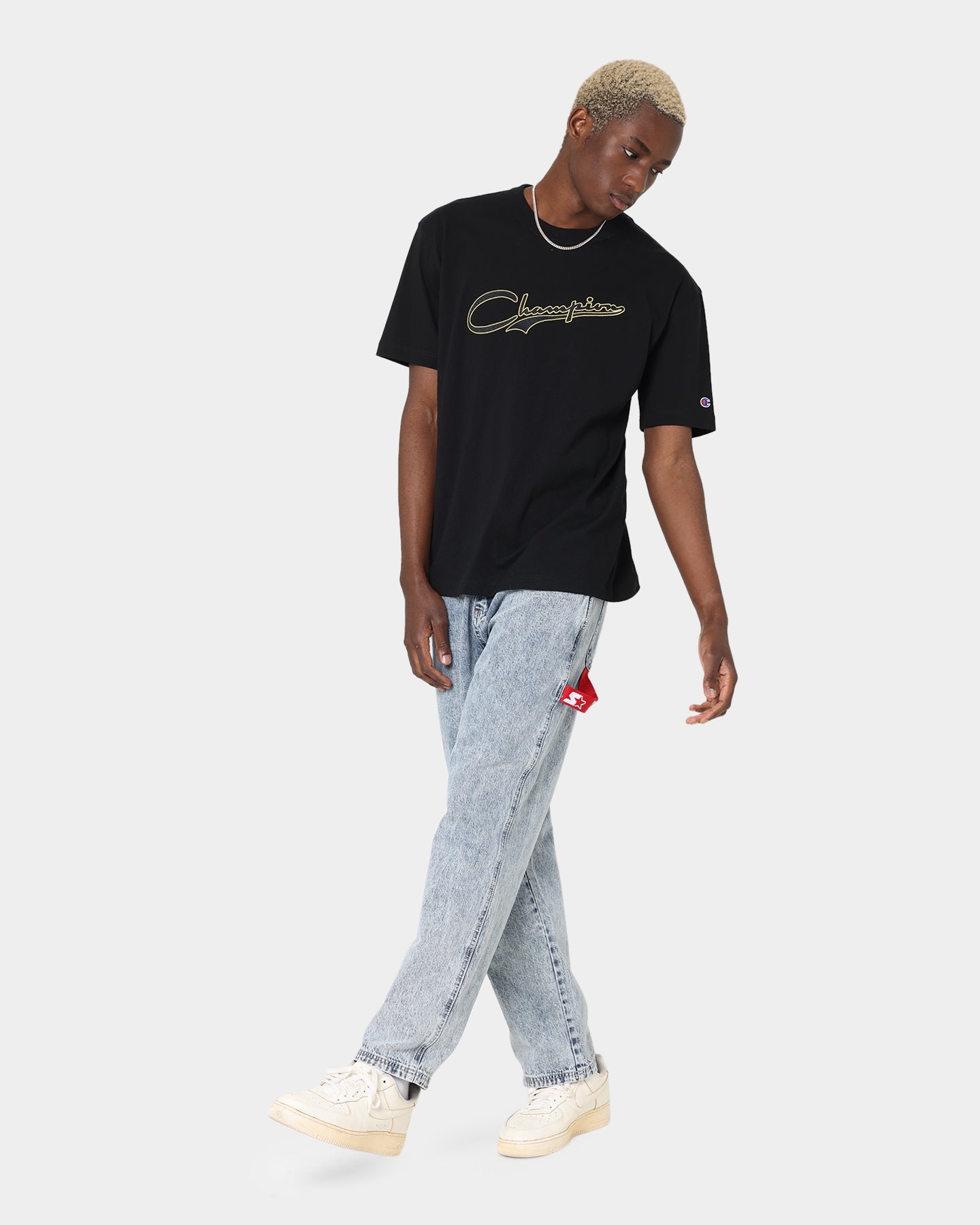 Champion Heritage Collegiate T-Shirt Black/Gold