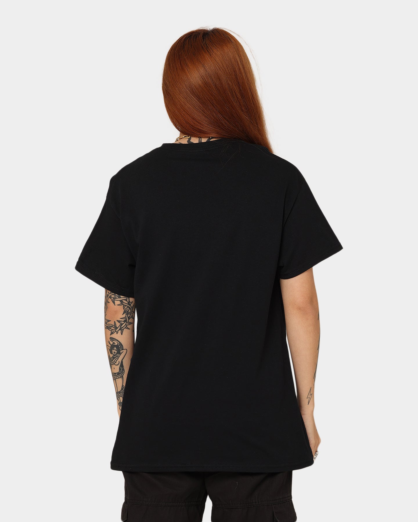 Goat Crew Playoff Skeleton T-Shirt Black/Red Style001