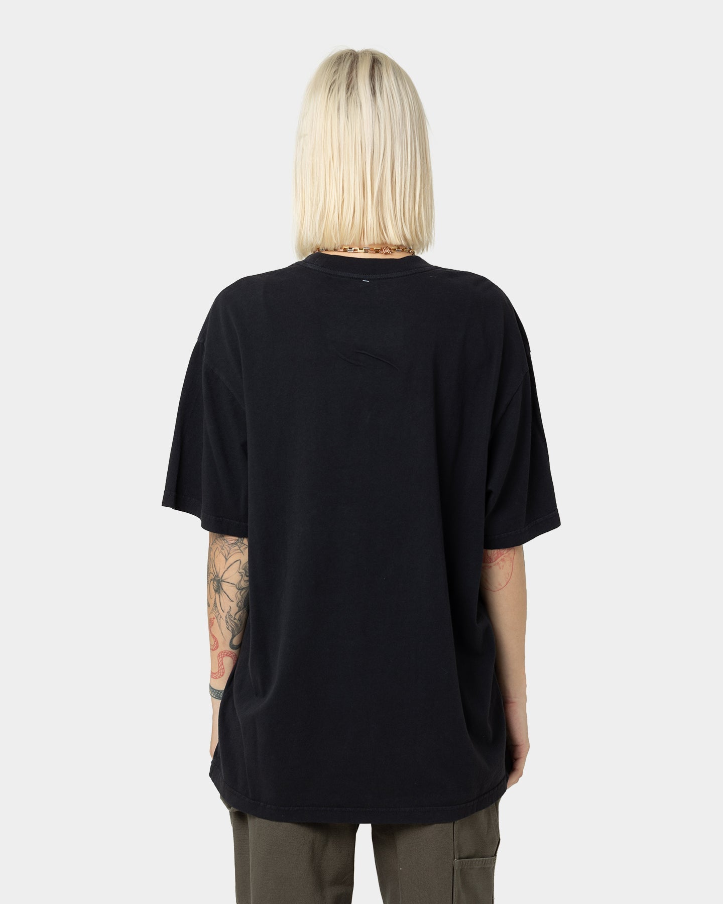 Mitchell & Ness Los Angeles Lakers Team History Vintage T-Shirt Faded Black Style001