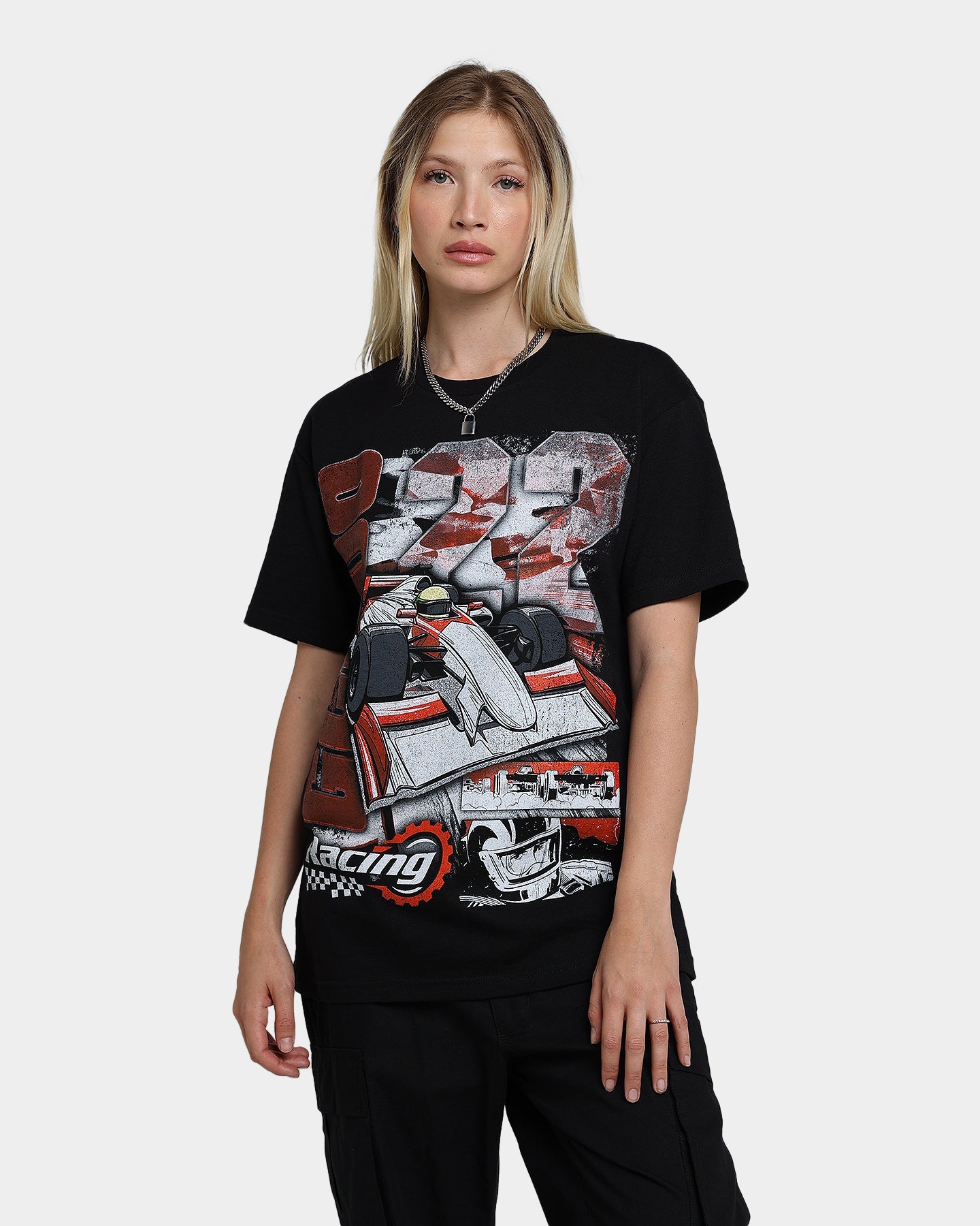 Goat Crew Racing F1 T-Shirt Black Style001
