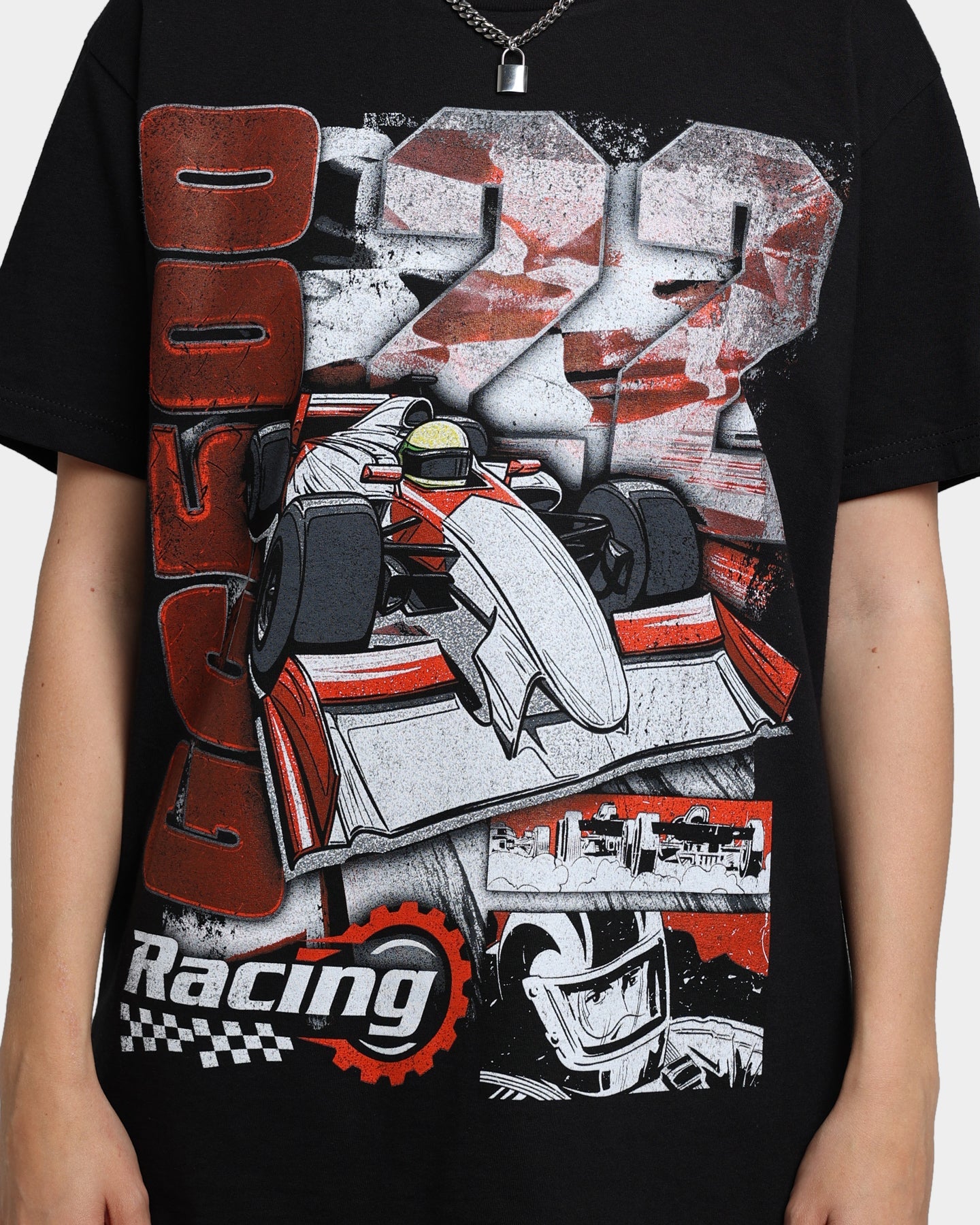 Goat Crew Racing F1 T-Shirt Black Style001