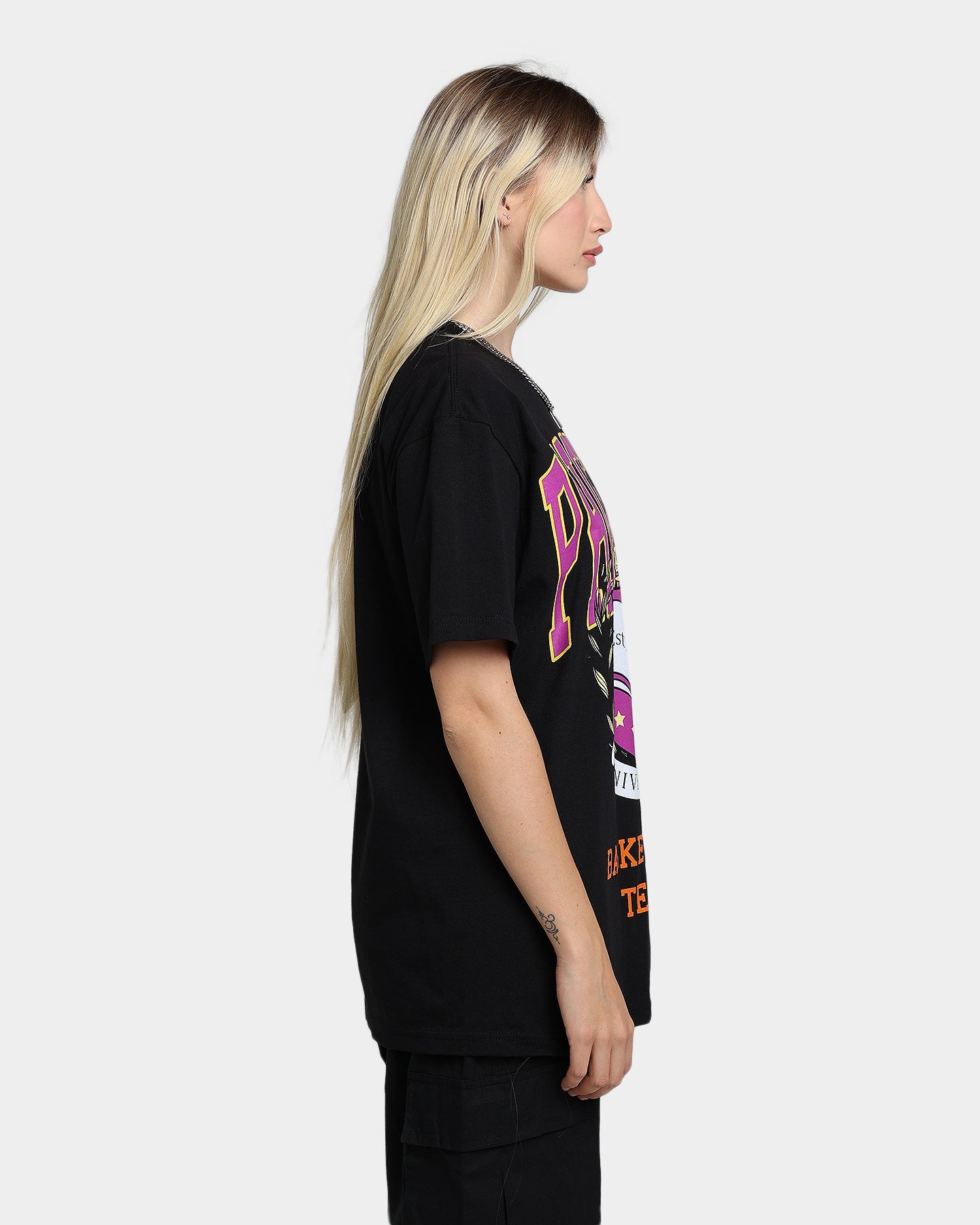 Goat Crew University Of Phoenix Basketball T-Shirt Black Style001