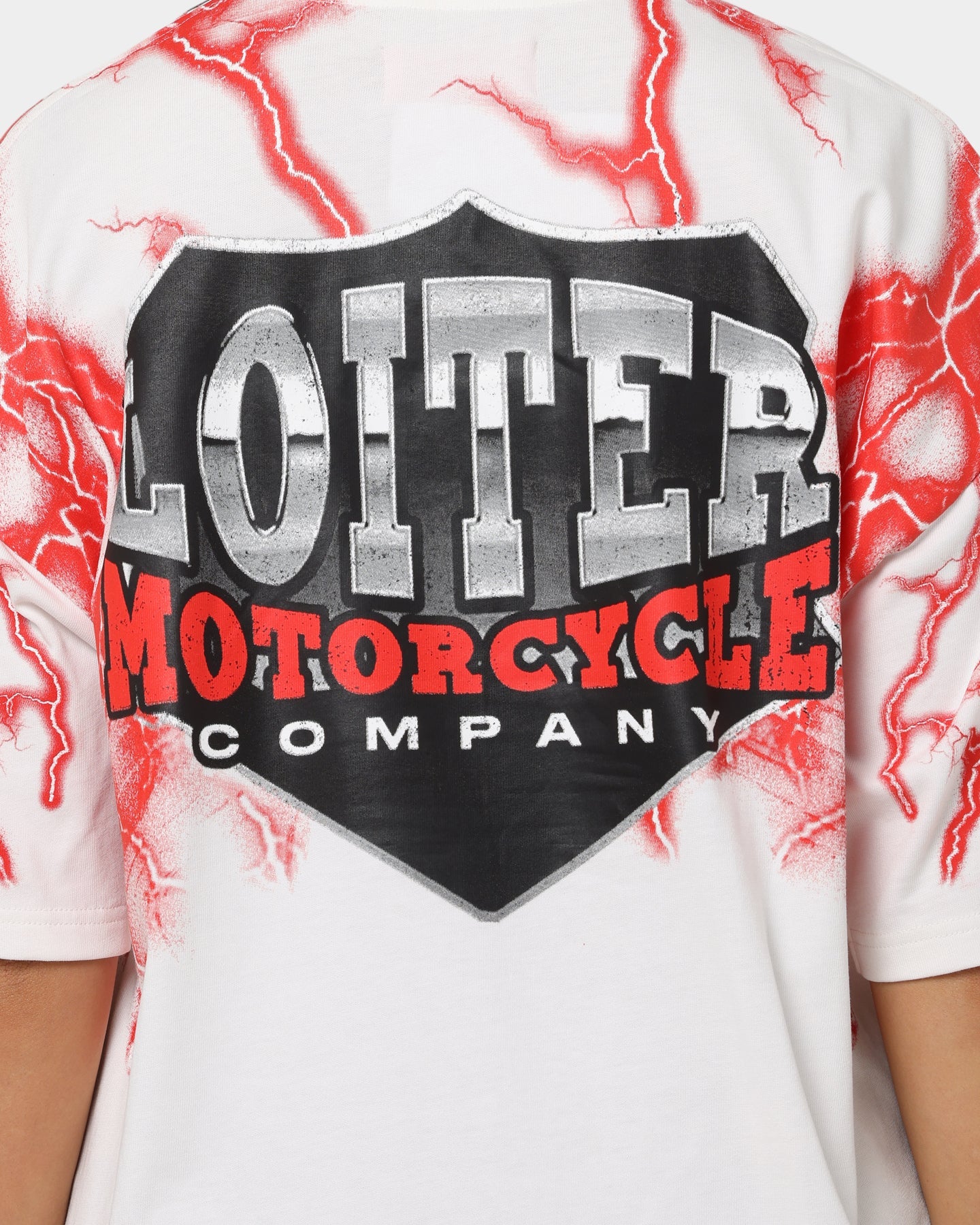Loiter Lightning Eagle T-Shirt Charcoal Style001