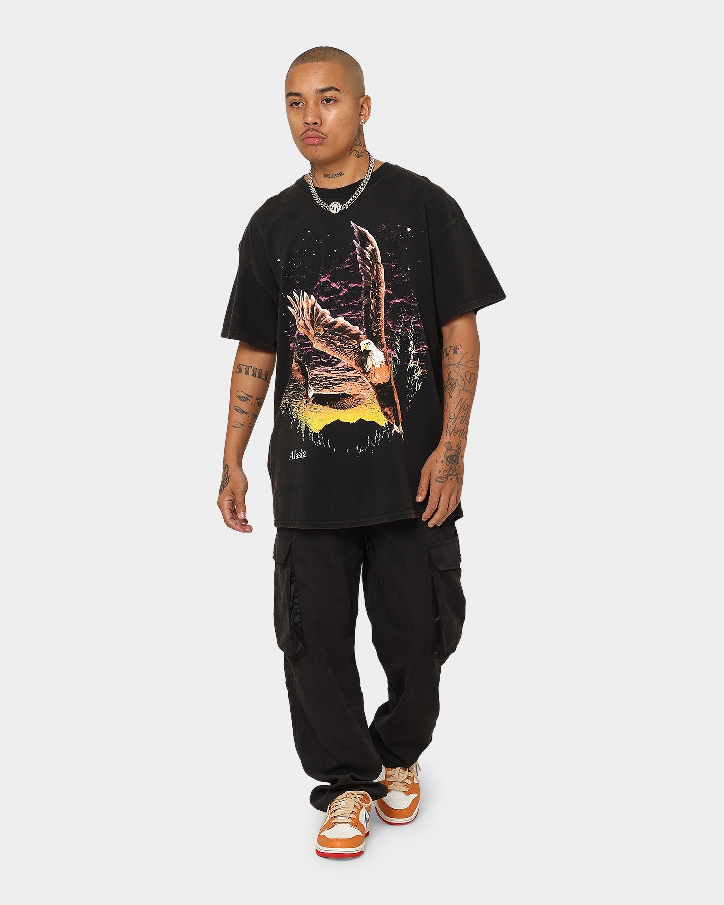 American Thrift Alaska Vintage T-Shirt Washed Black