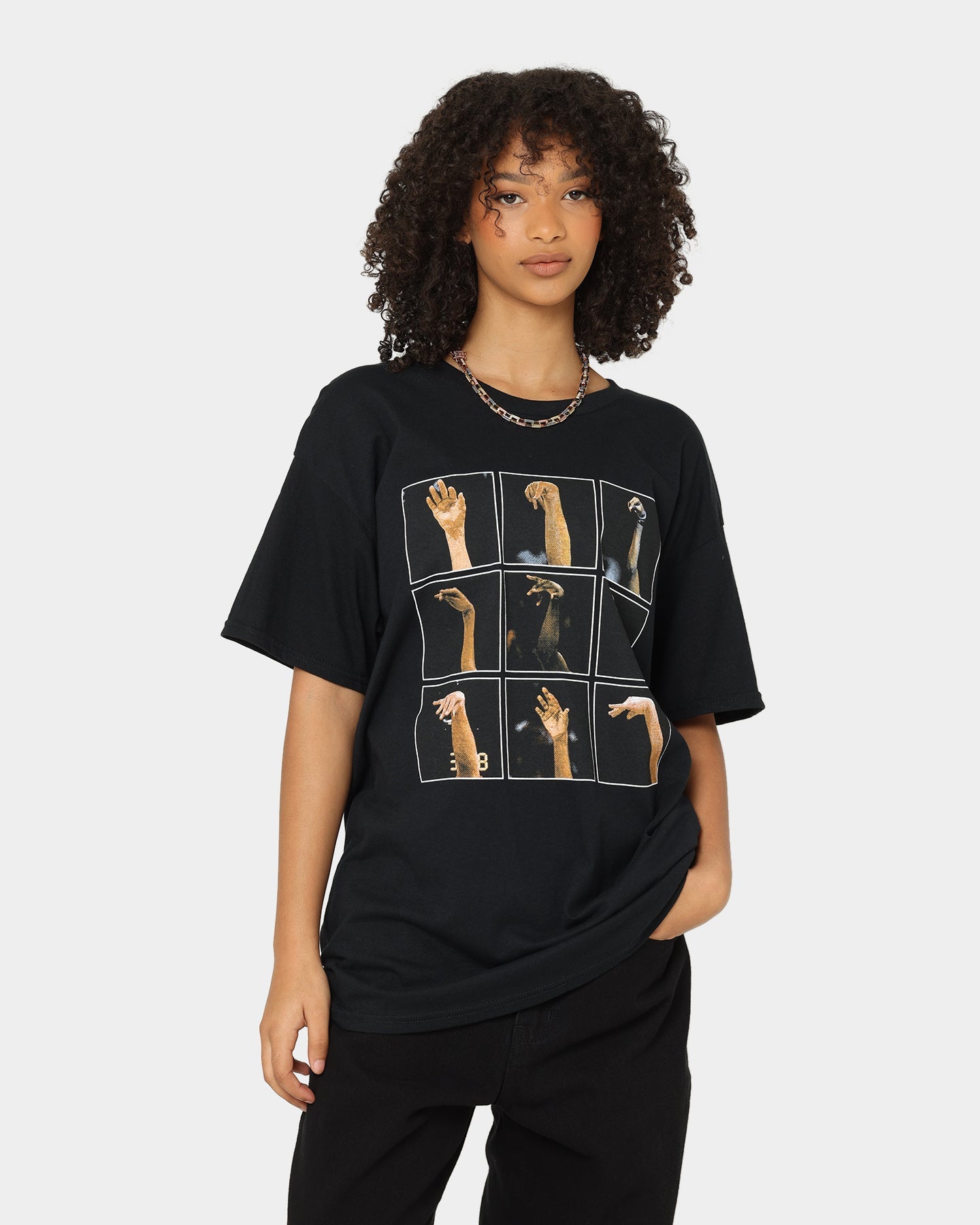 Goat Crew Swish T-Shirt Black Style001