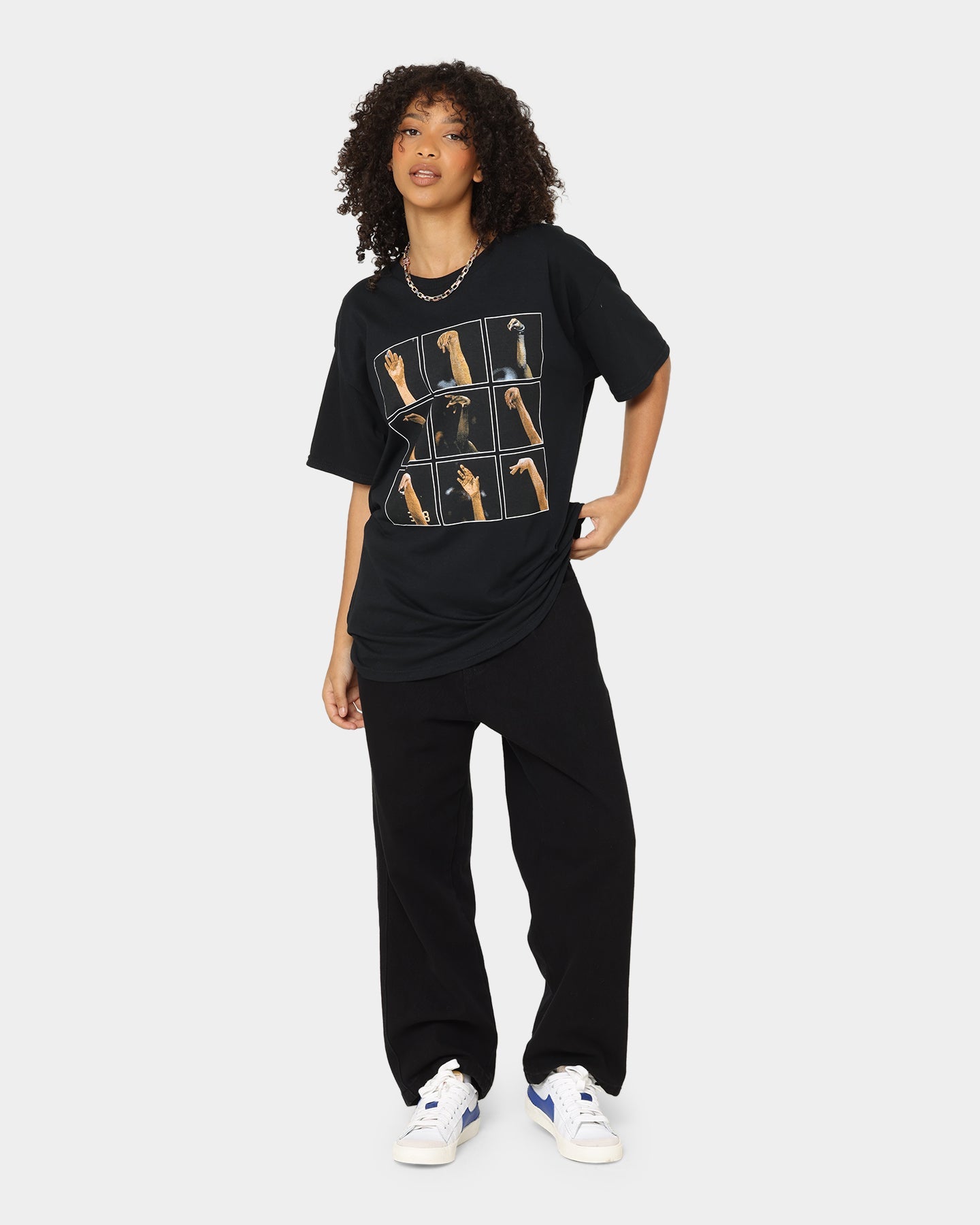 Goat Crew Swish T-Shirt Black Style001