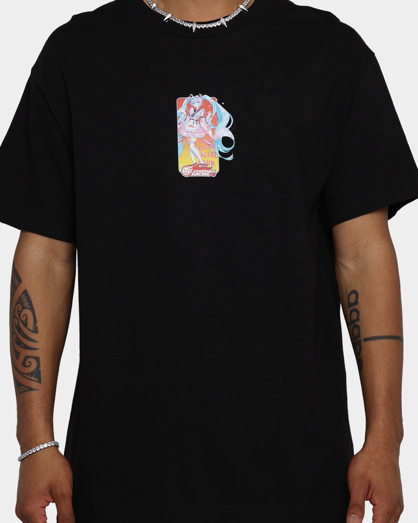 Anti Social Social Club Hatsune Miku T-Shirt Black