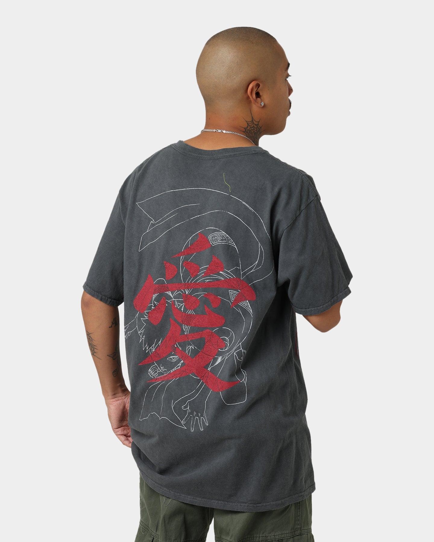Goat Crew X Naruto Gaara CLR T-Shirt Charcoal