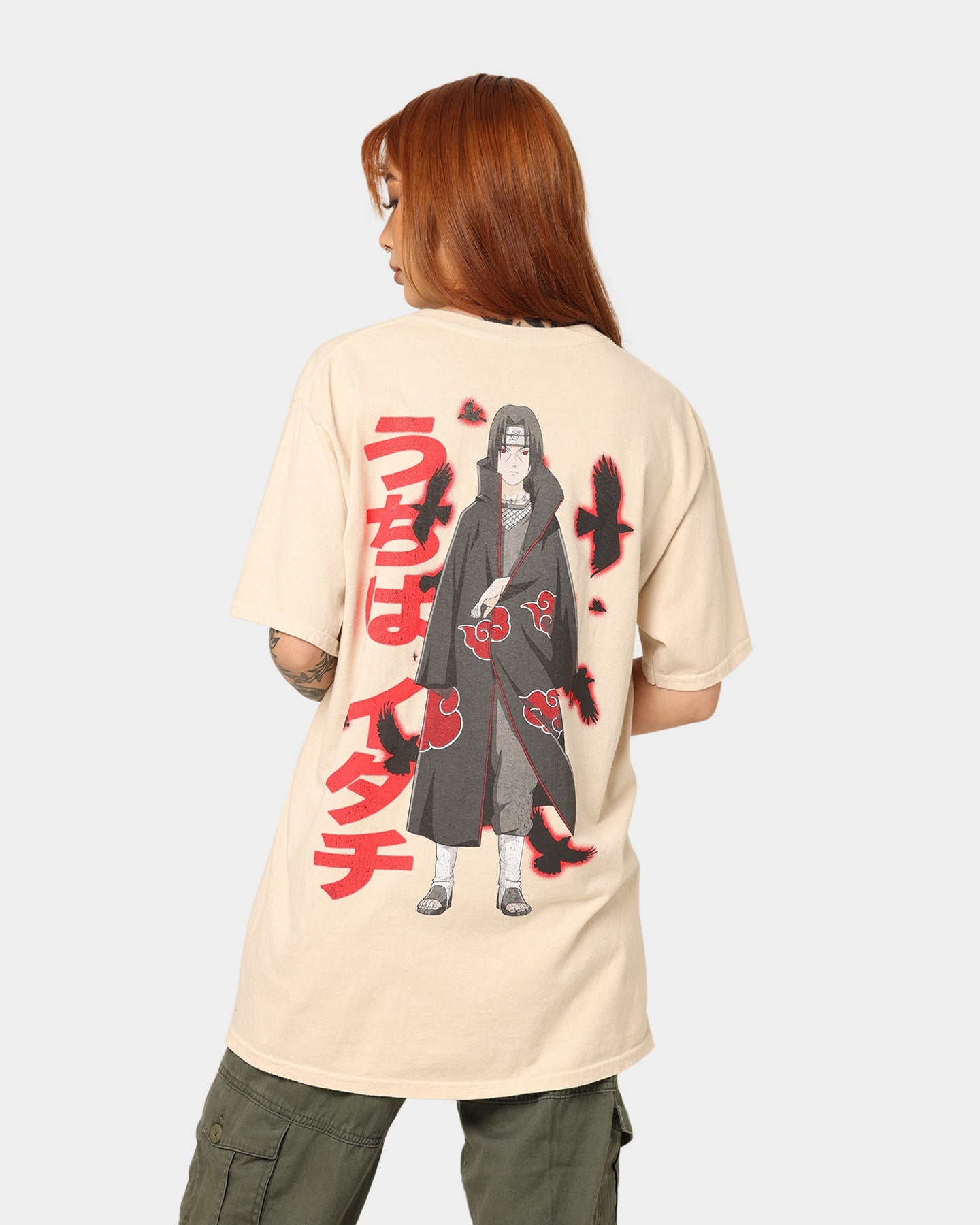 Goat Crew Goat Crew X Naruto Itachi CLR T-Shirt Stone Style001