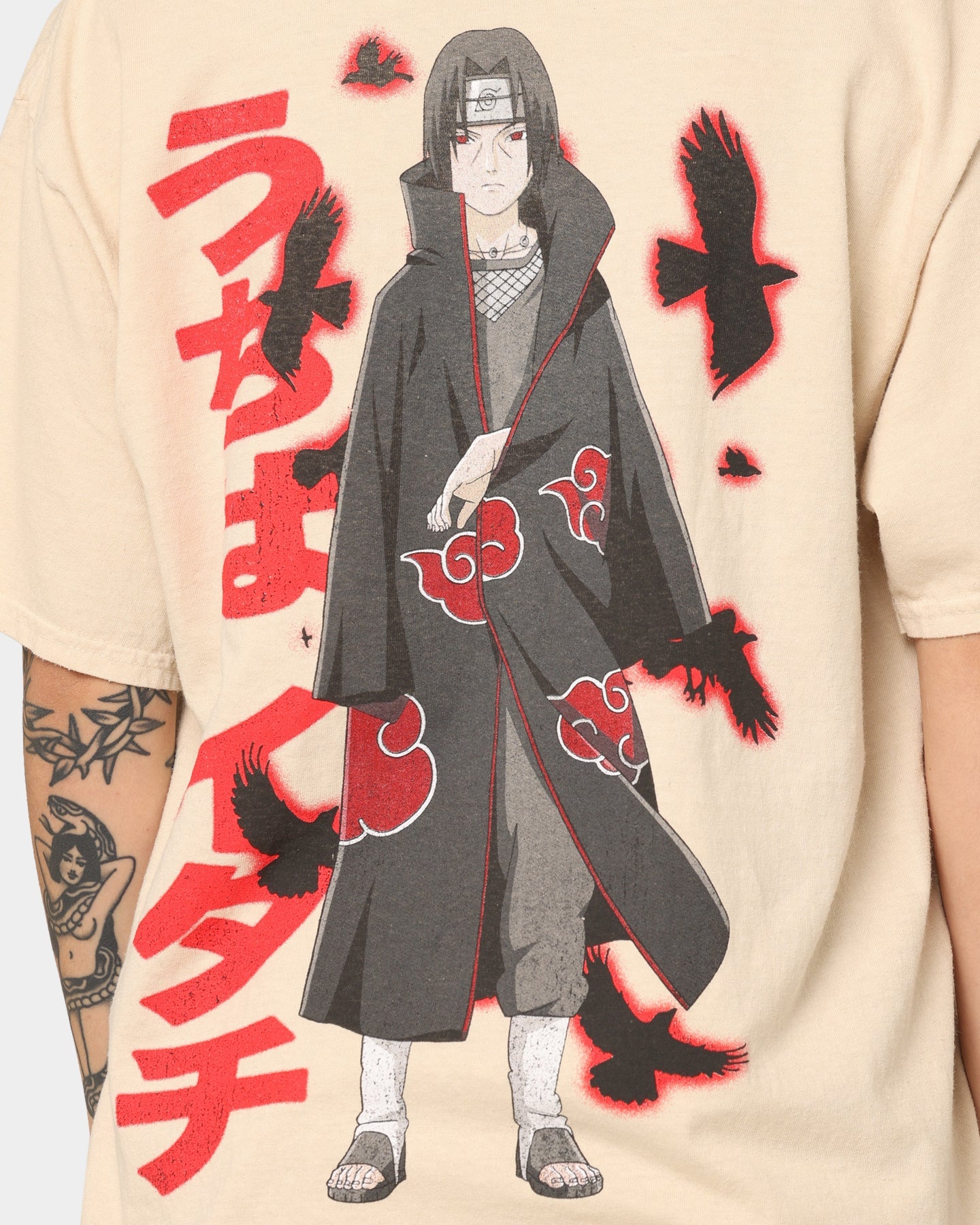 Goat Crew Goat Crew X Naruto Itachi CLR T-Shirt Stone Style001