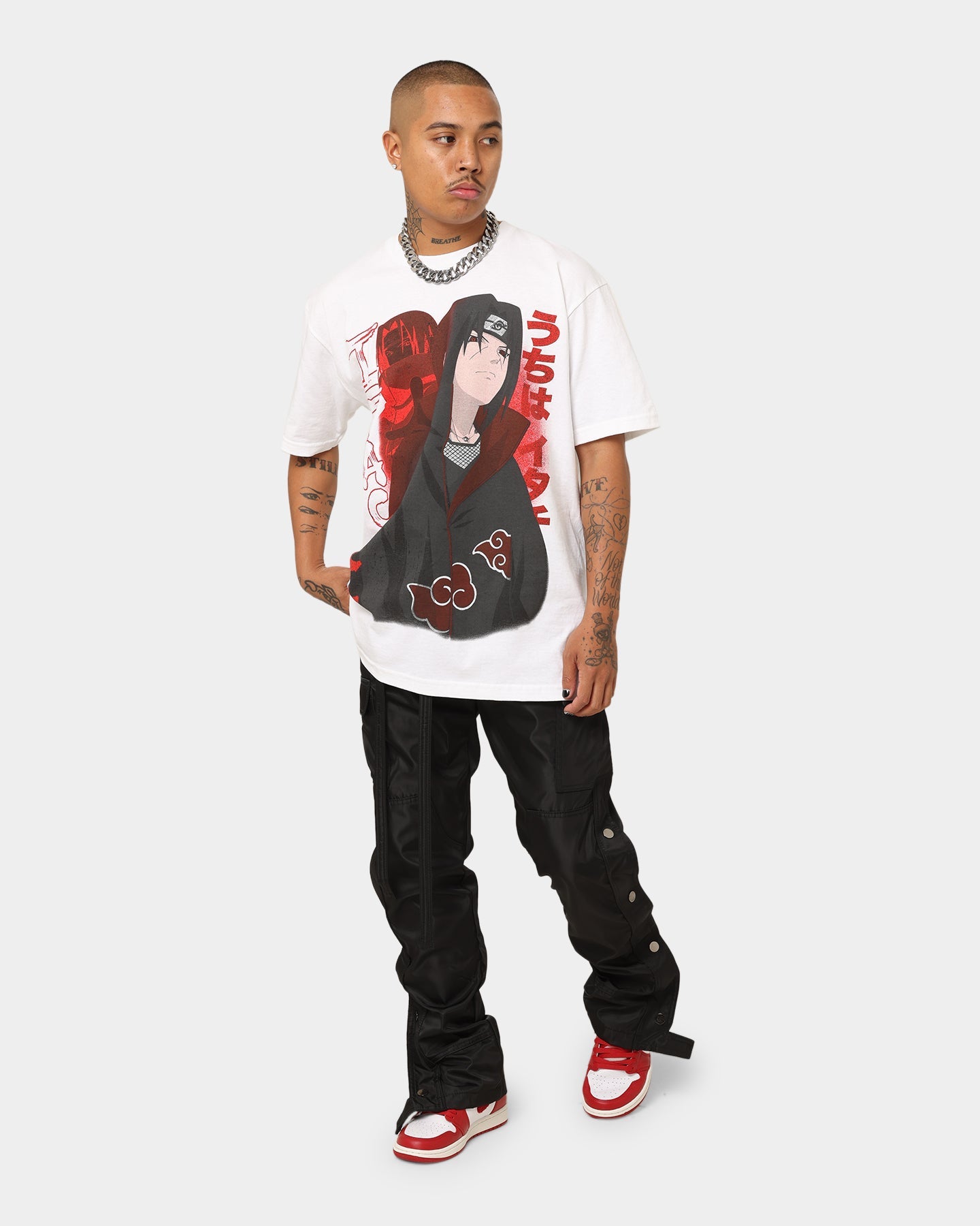 Goat Crew X Naruto Itachi CLR T-Shirt White