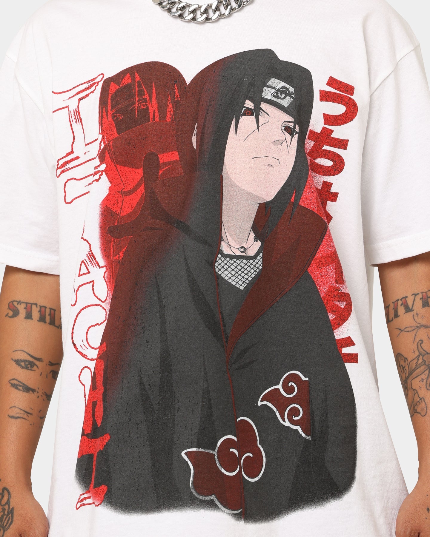 Goat Crew X Naruto Itachi CLR T-Shirt White