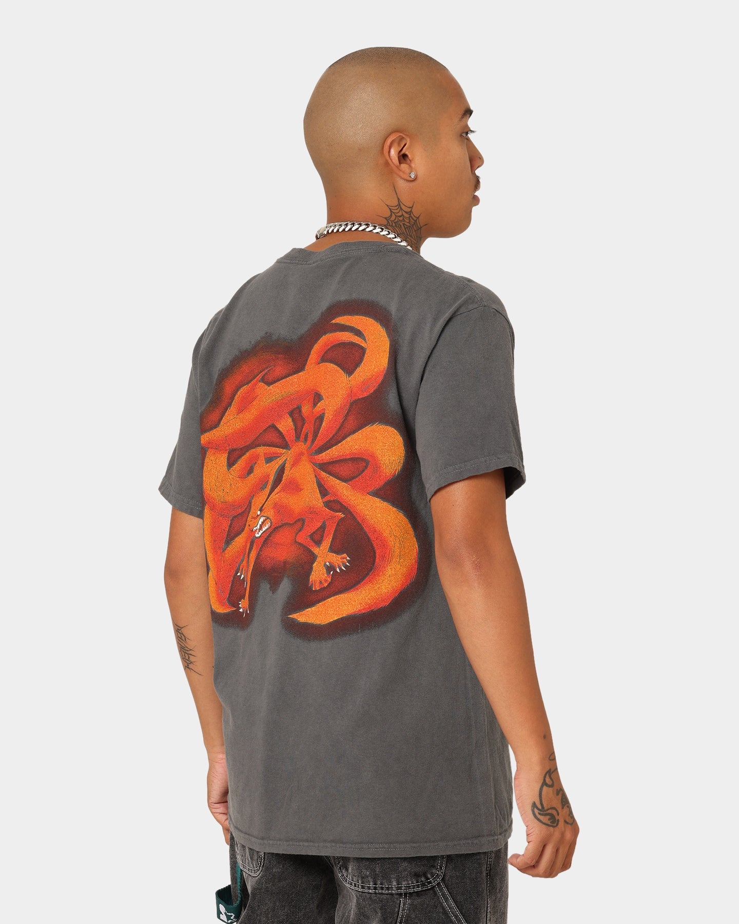 Goat Crew Goat Crew X Naruto Naruto CLR Vintage T-Shirt Charcoal