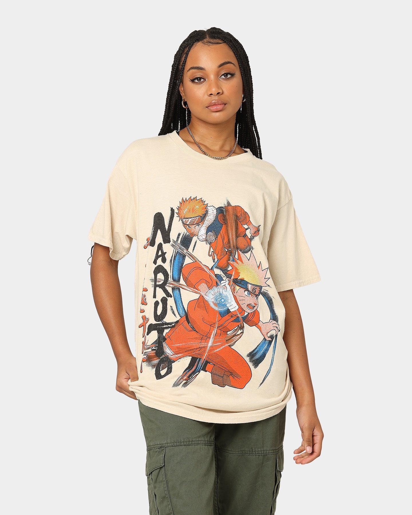 Goat Crew Goat Crew X Naruto Naruto CLR T-Shirt Stone Style001