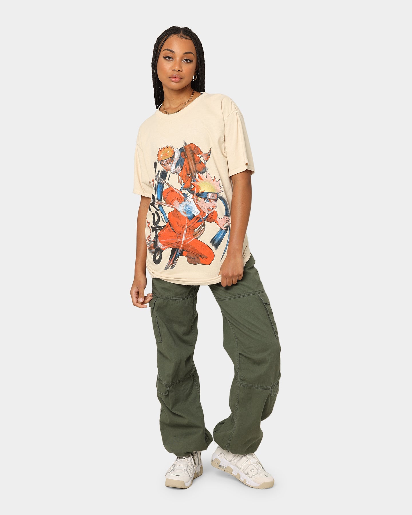 Goat Crew Goat Crew X Naruto Naruto CLR T-Shirt Stone Style001