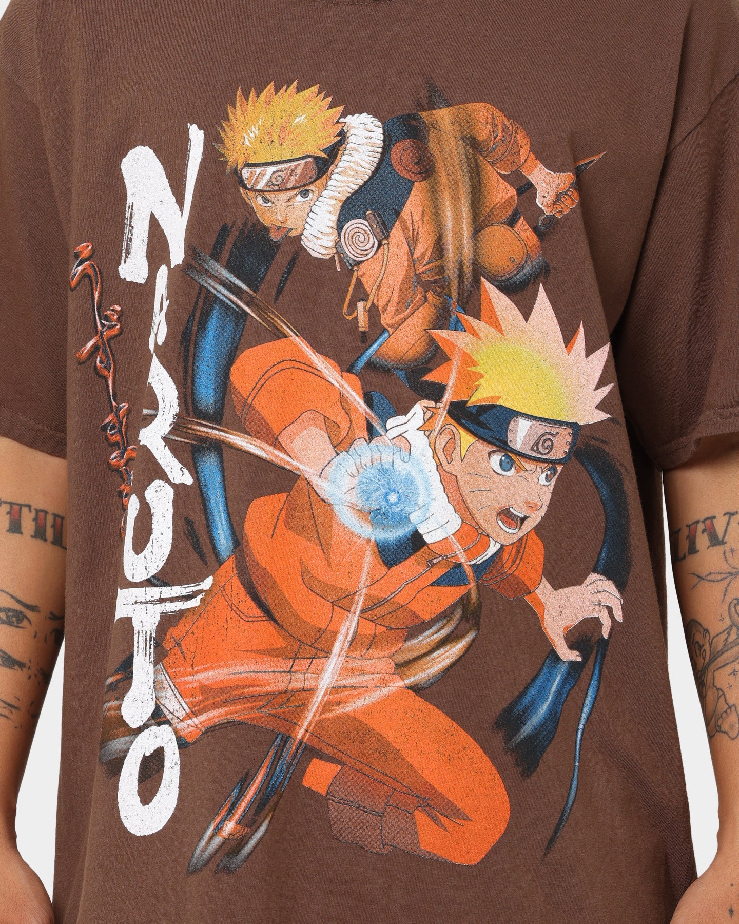 Goat Crew Goat Crew X Naruto Naruto CLR T-Shirt Brown