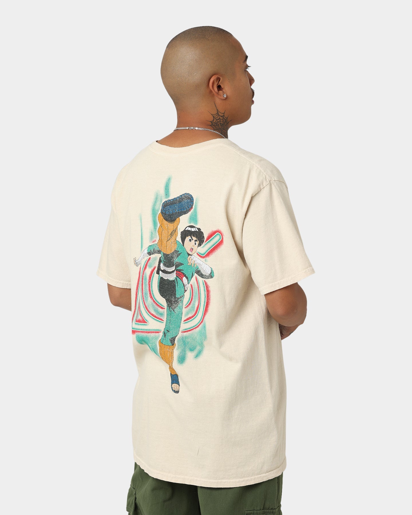Goat Crew X Naruto Rock Lee CLR T-Shirt Stone