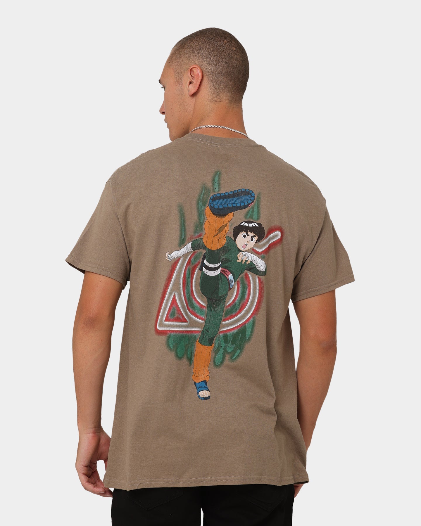 Goat Crew X Naruto Rock Lee CLR T-Shirt Brown
