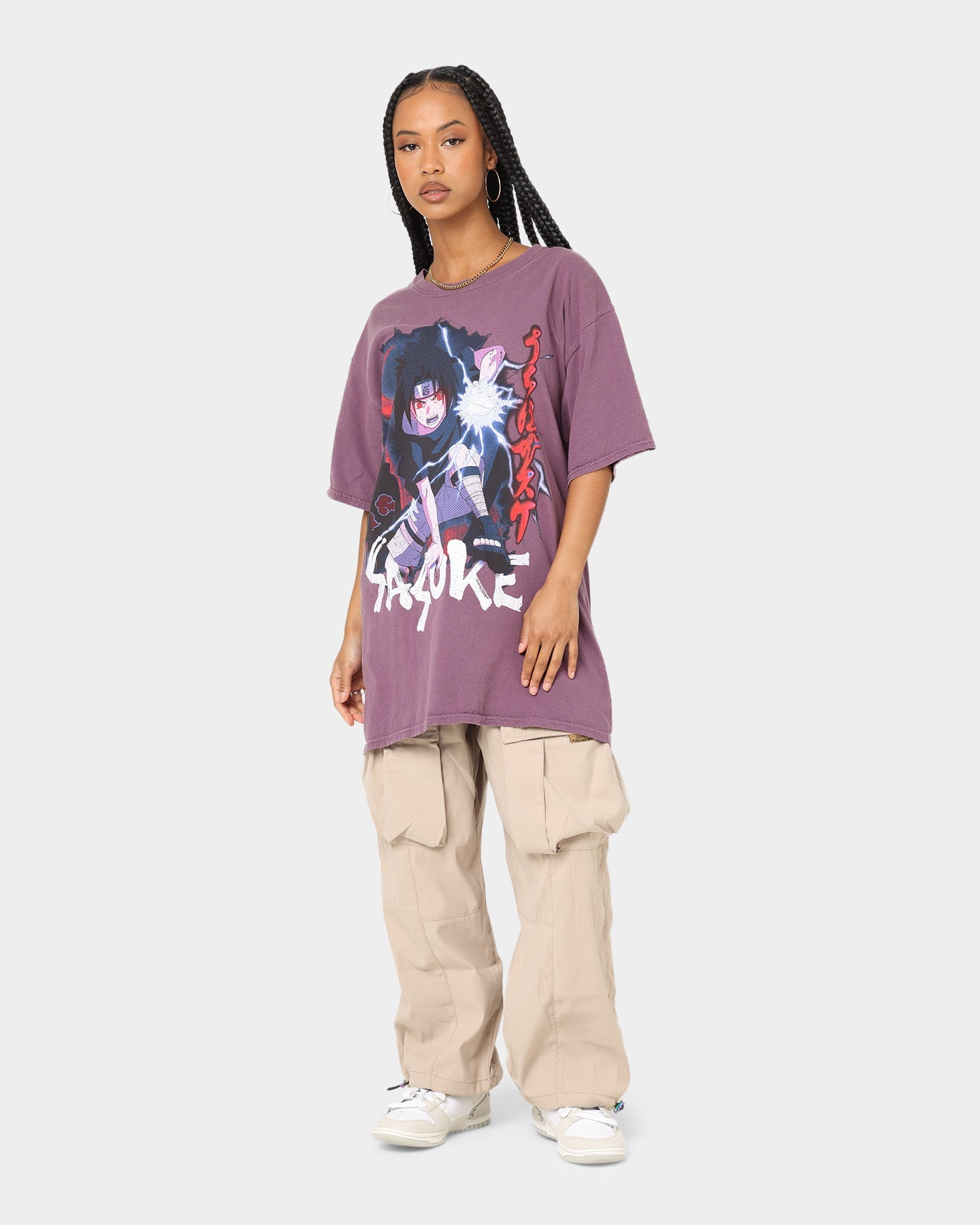 Goat Crew X Naruto Sasuke Premium CLR T-Shirt Wine Style001