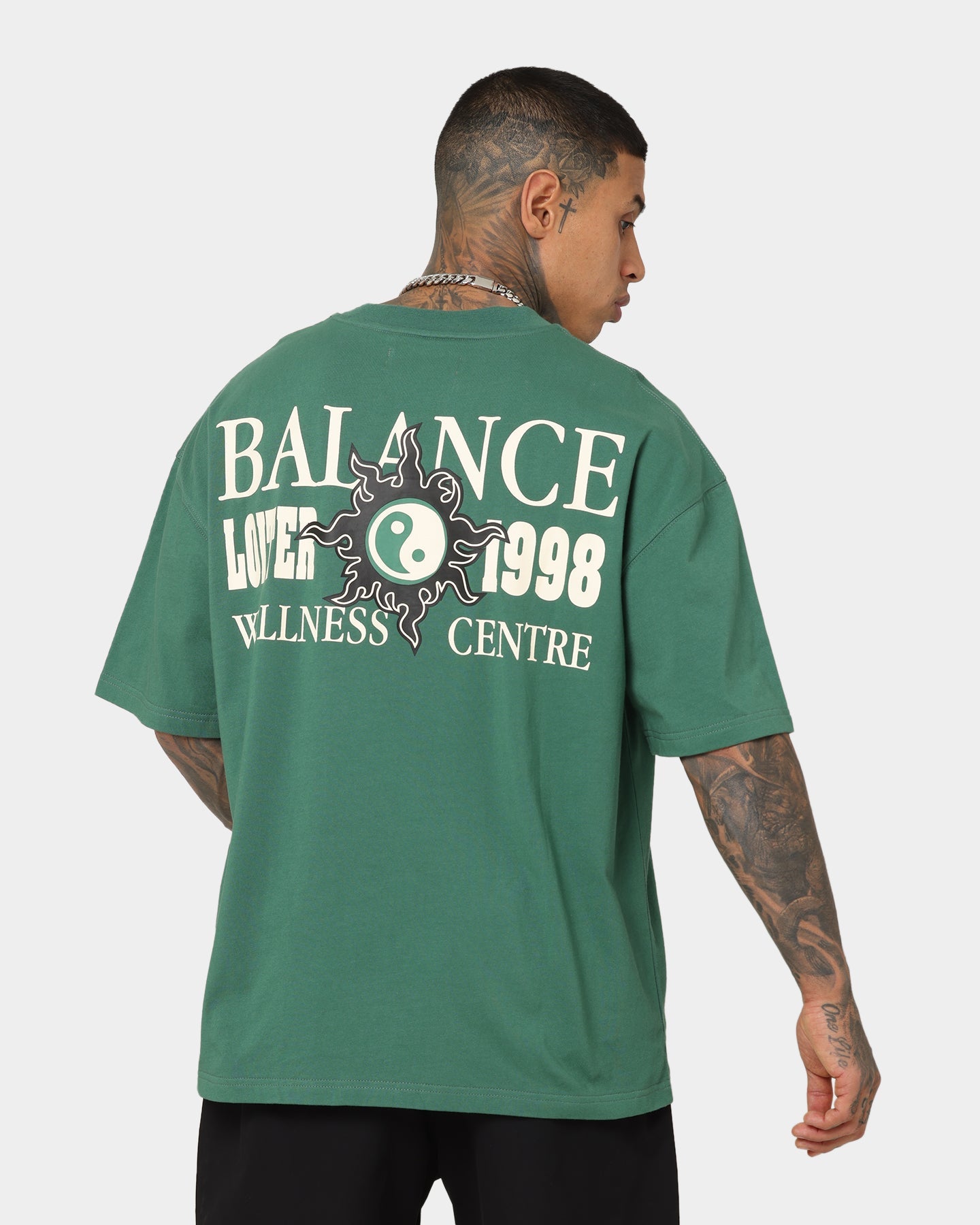 Loiter Balance T-Shirt Green