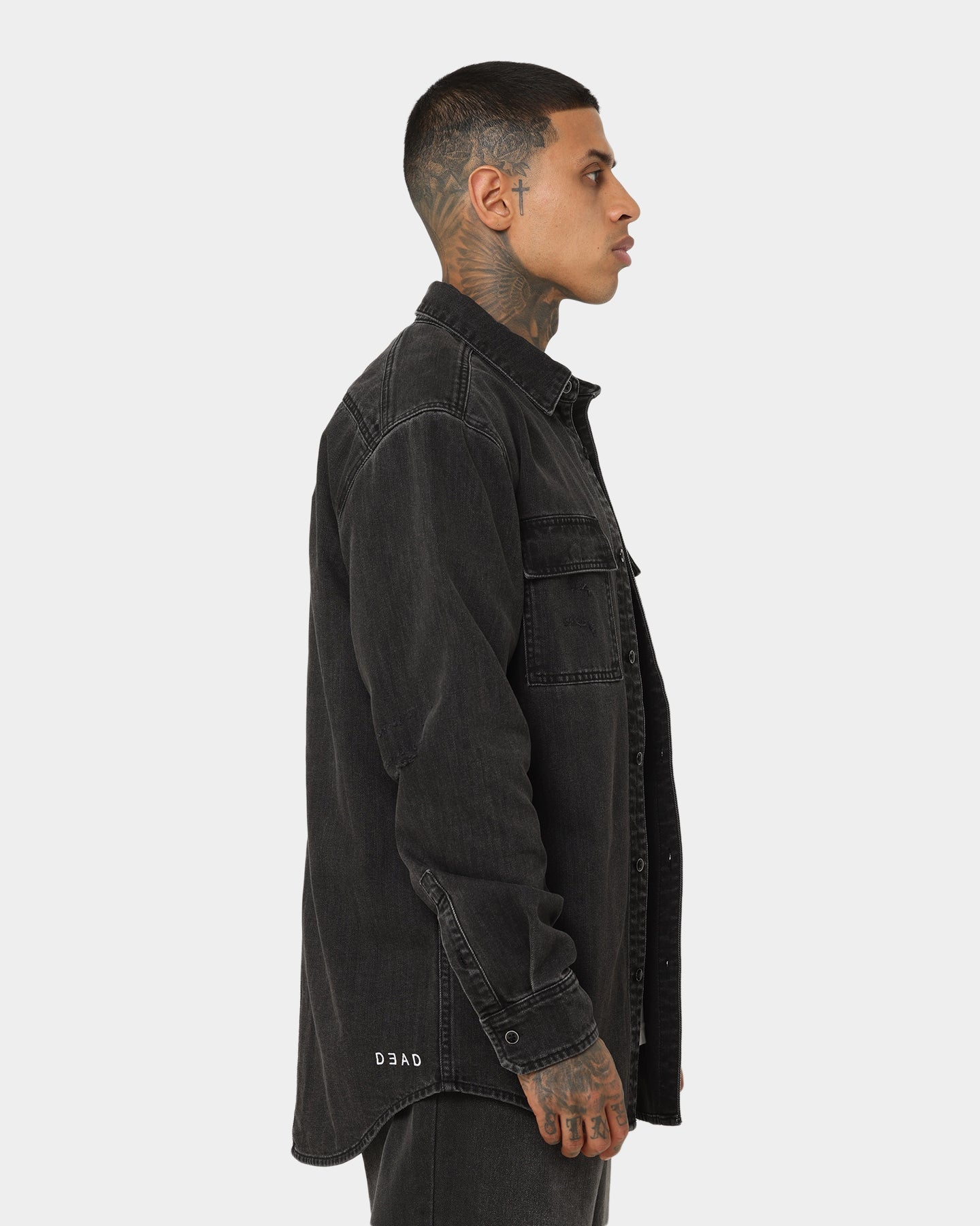 Dead Studios Nevada Denim Shirt Vintage Black