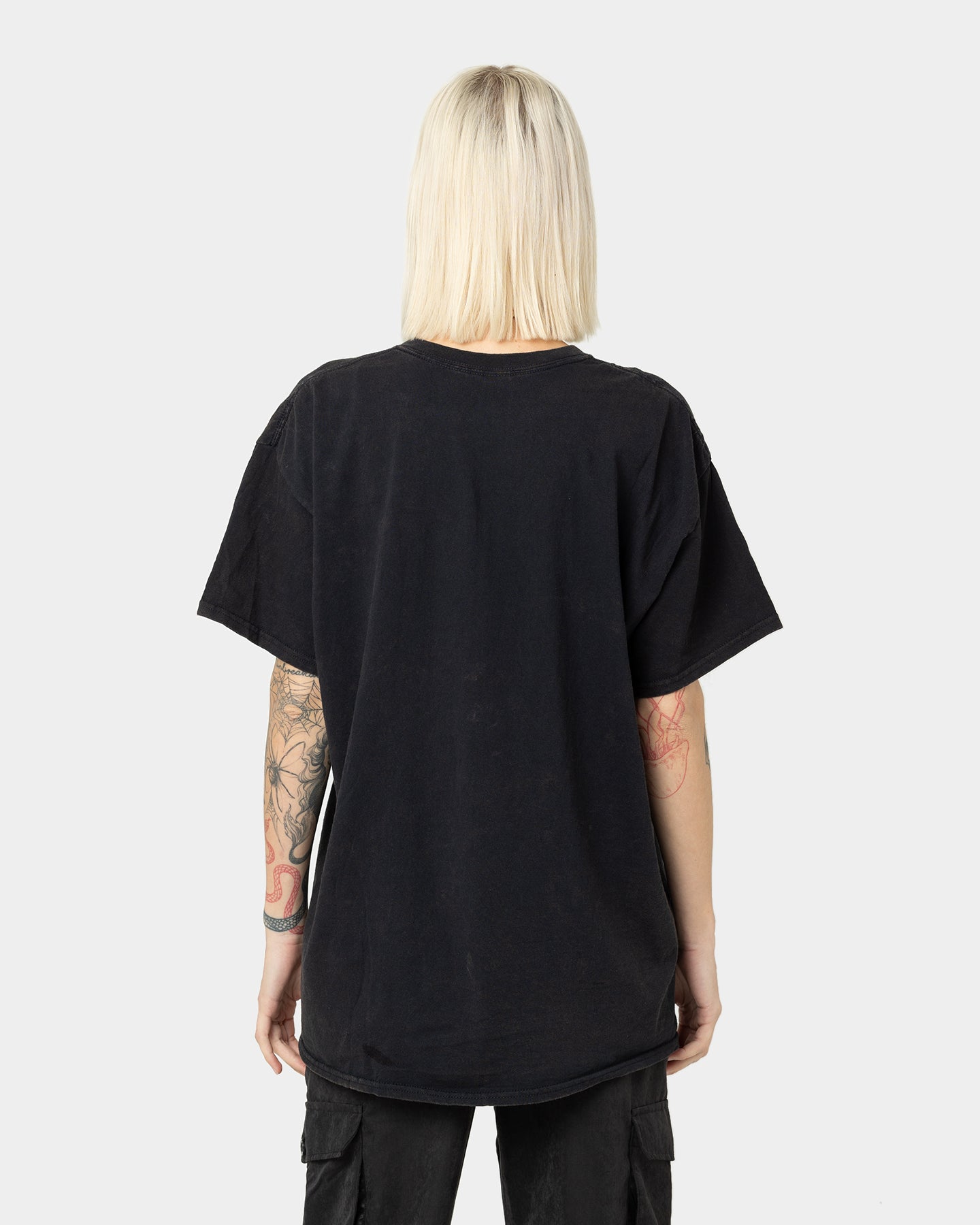 Goat Crew Boston Finals Vintage T-Shirt Washed Black Style001