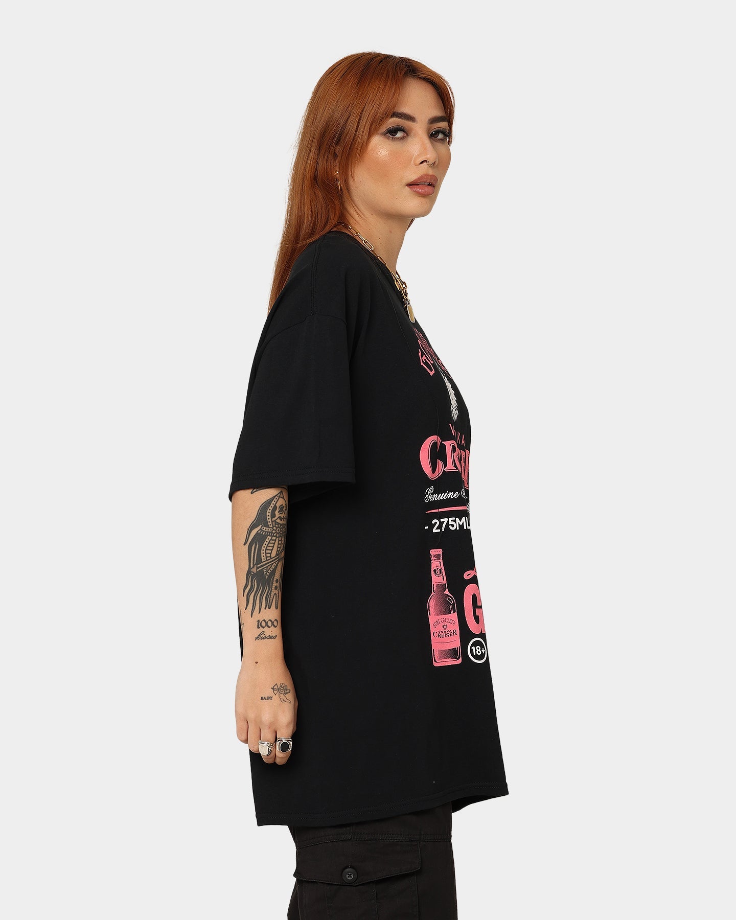 Goat Crew Goat Crew X Vodka Cruiser Lush Guava Cruiser T-Shirt Black Style001